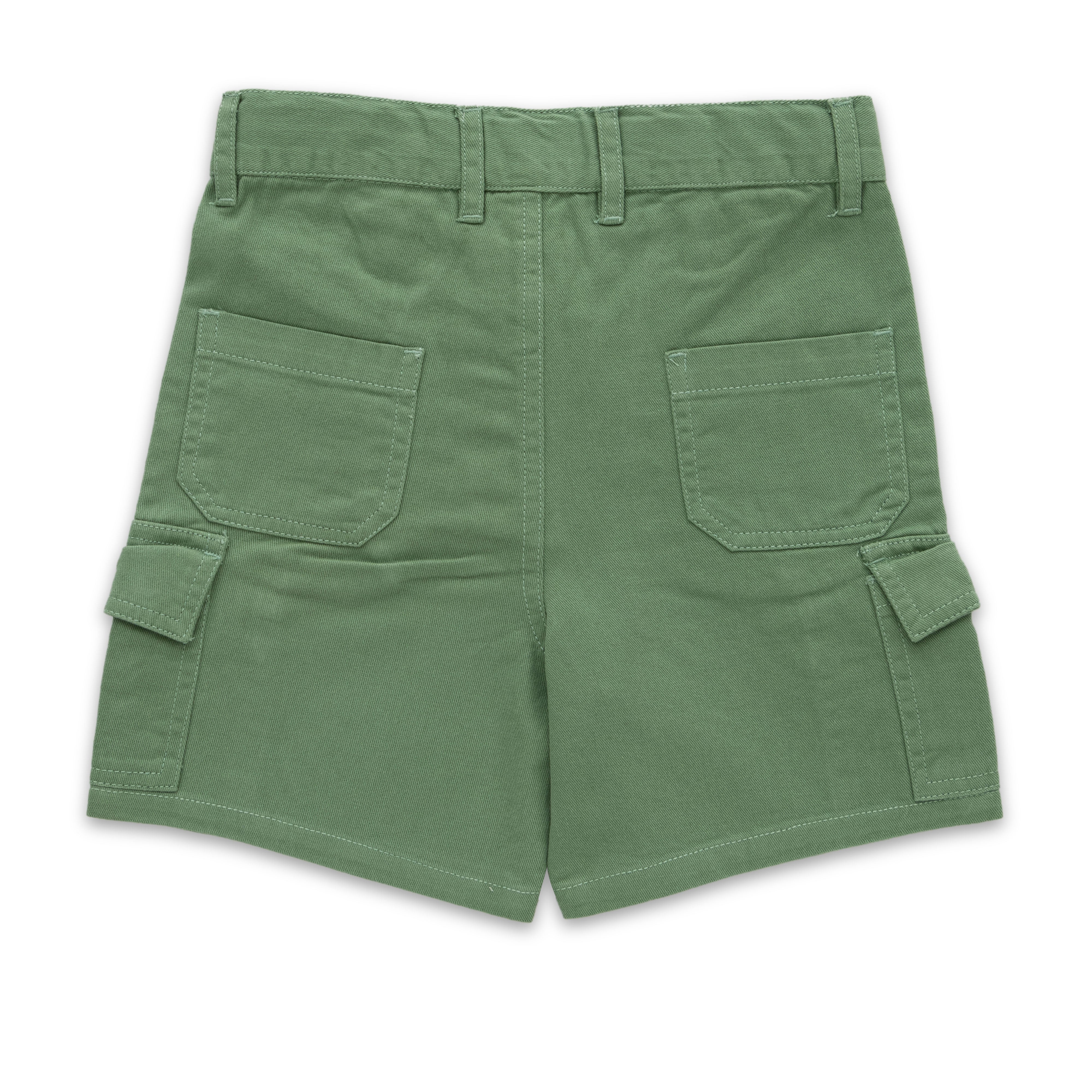 Boys Cotton Toddlers Solid Shorts