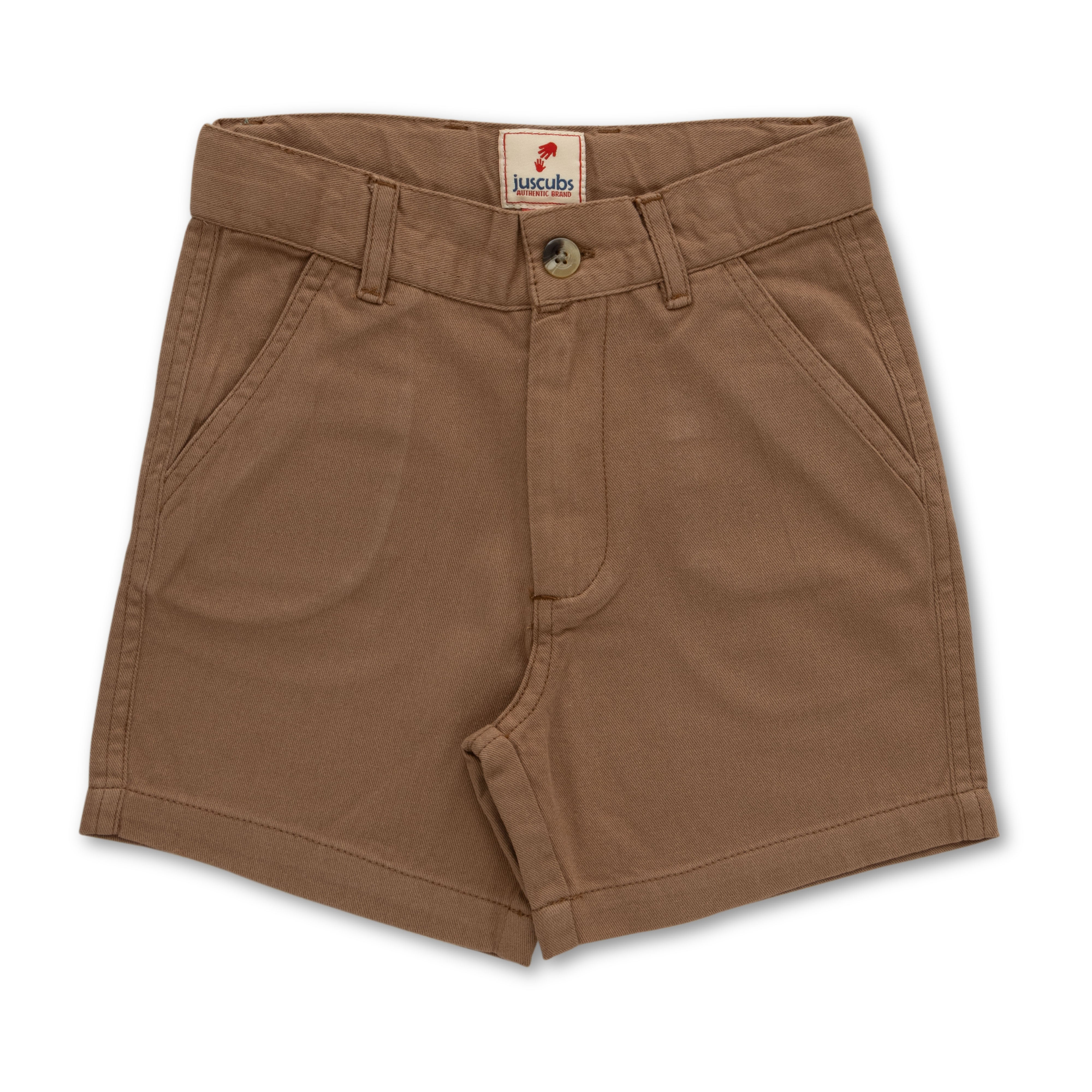 Boys Cotton Toddlers Solid Shorts