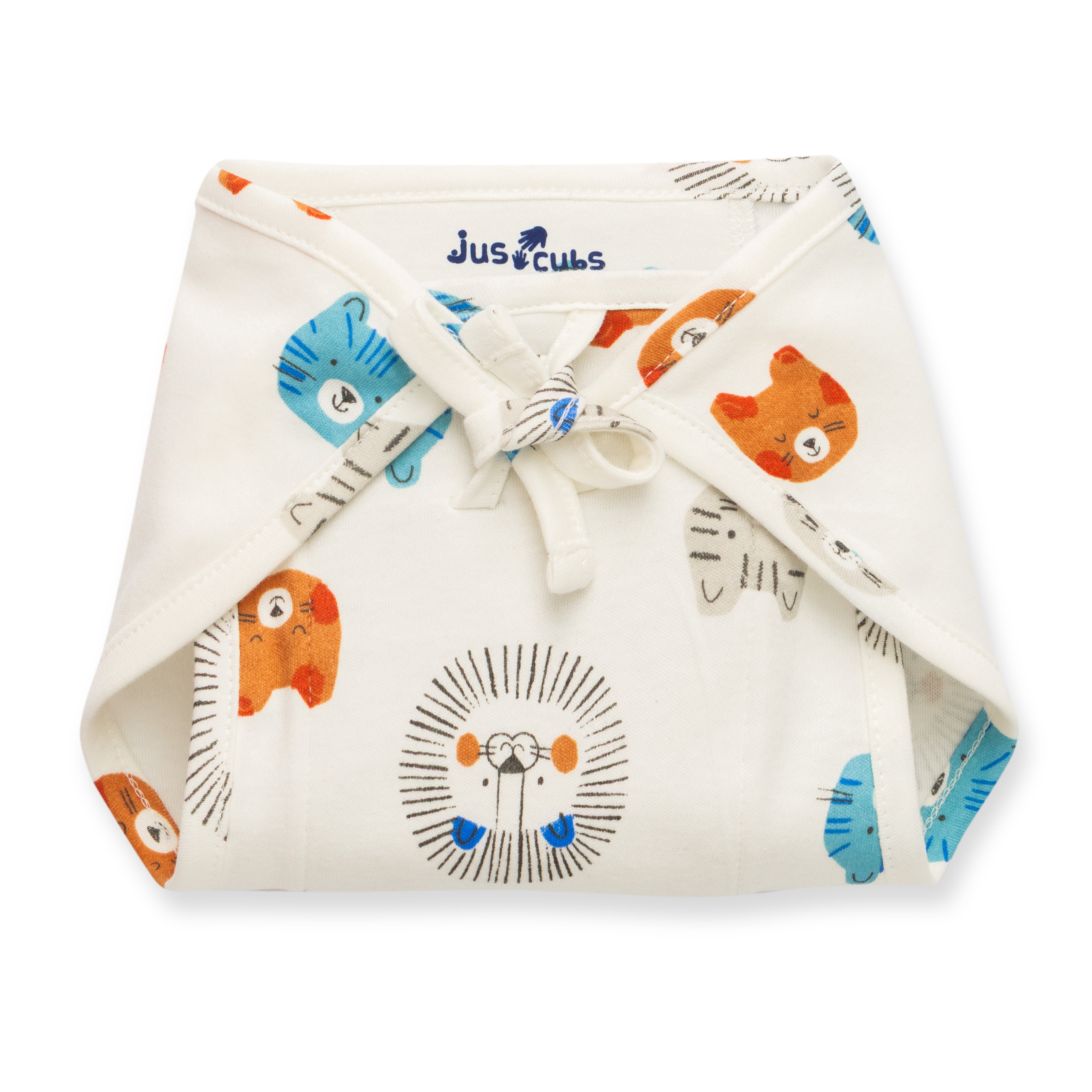 Boys Front Open Absorbable Nappy With Tie Pack Of 3