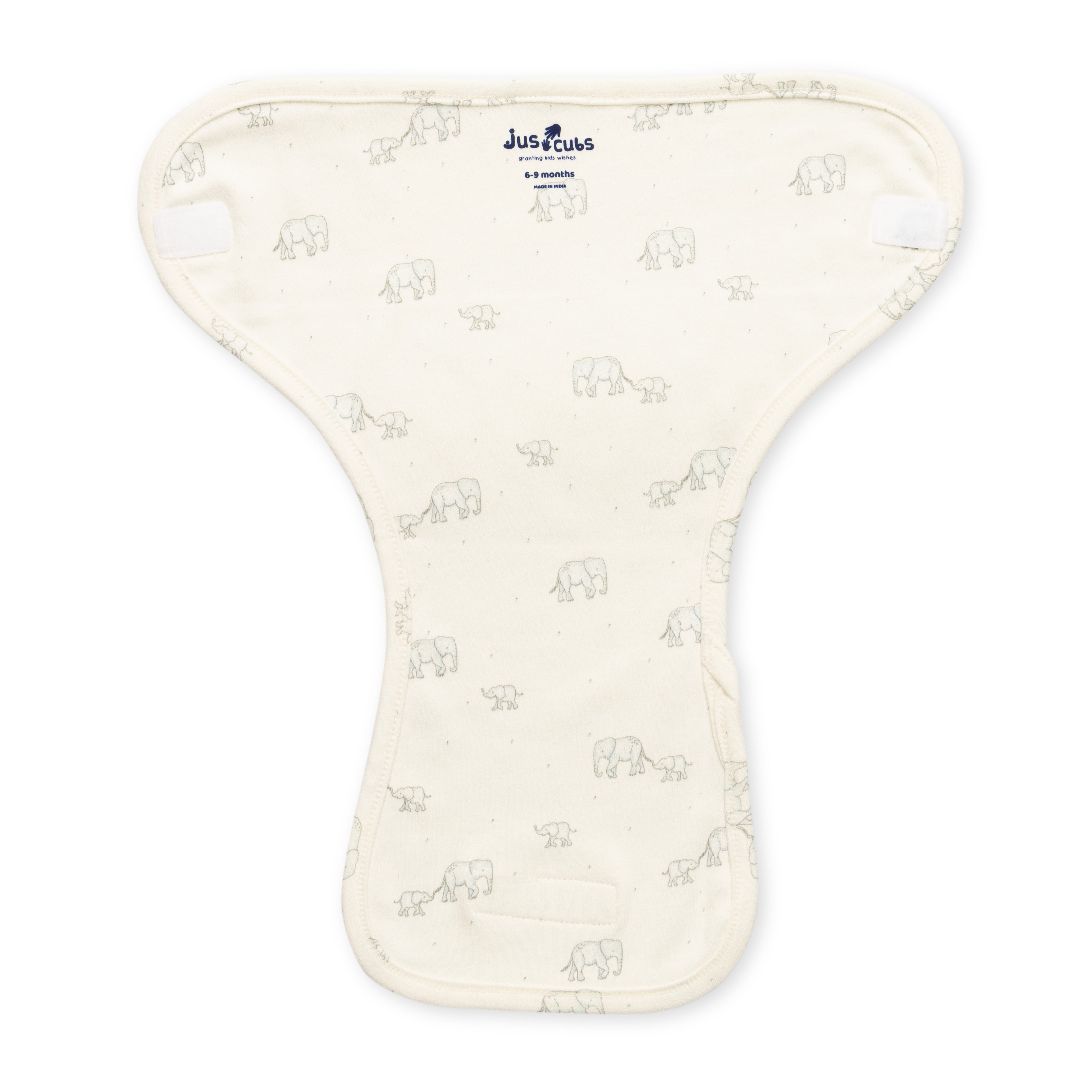 Boys Front Open  Nappy With Velcro Pack Of 3