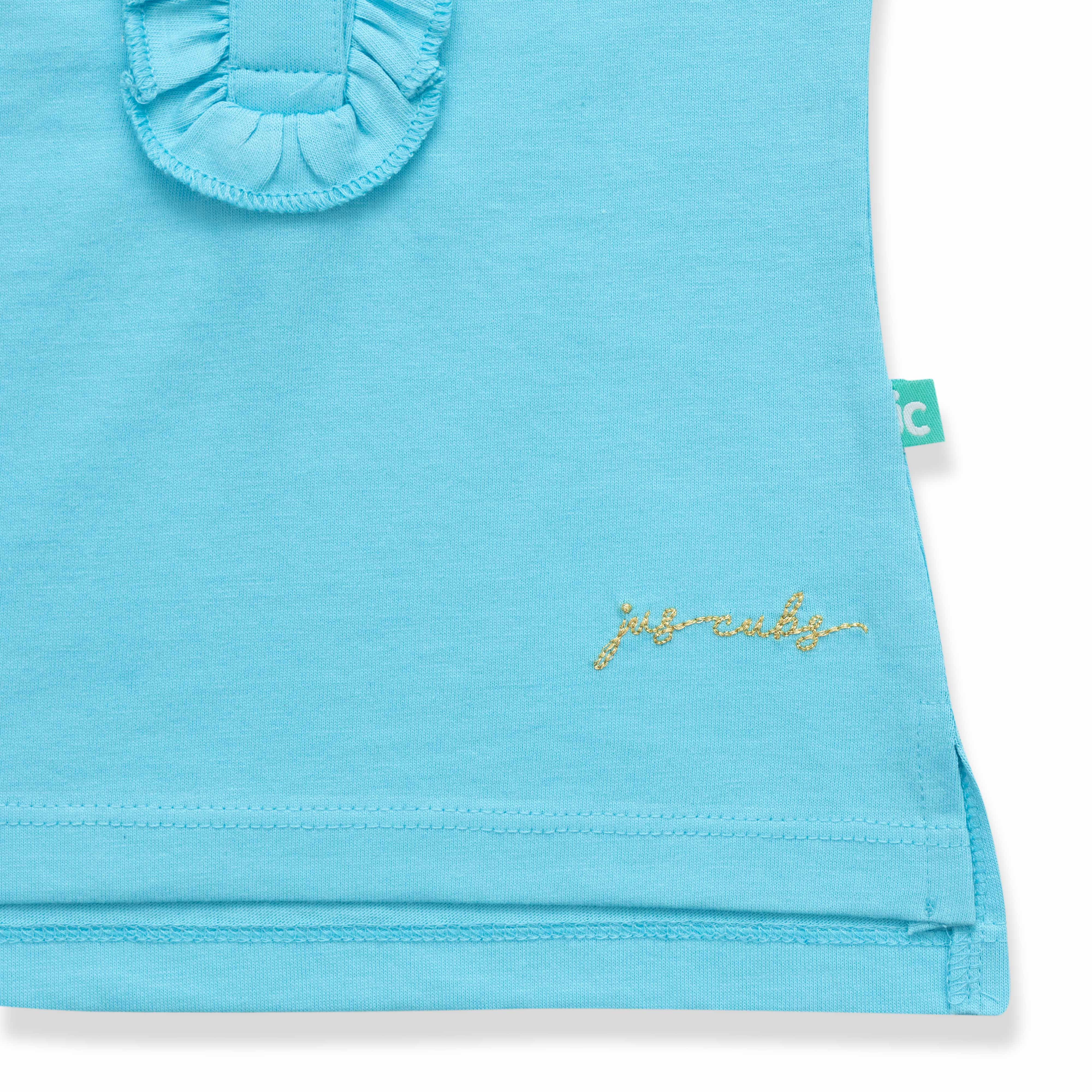 Baby Girls Solid Polo T Shirt