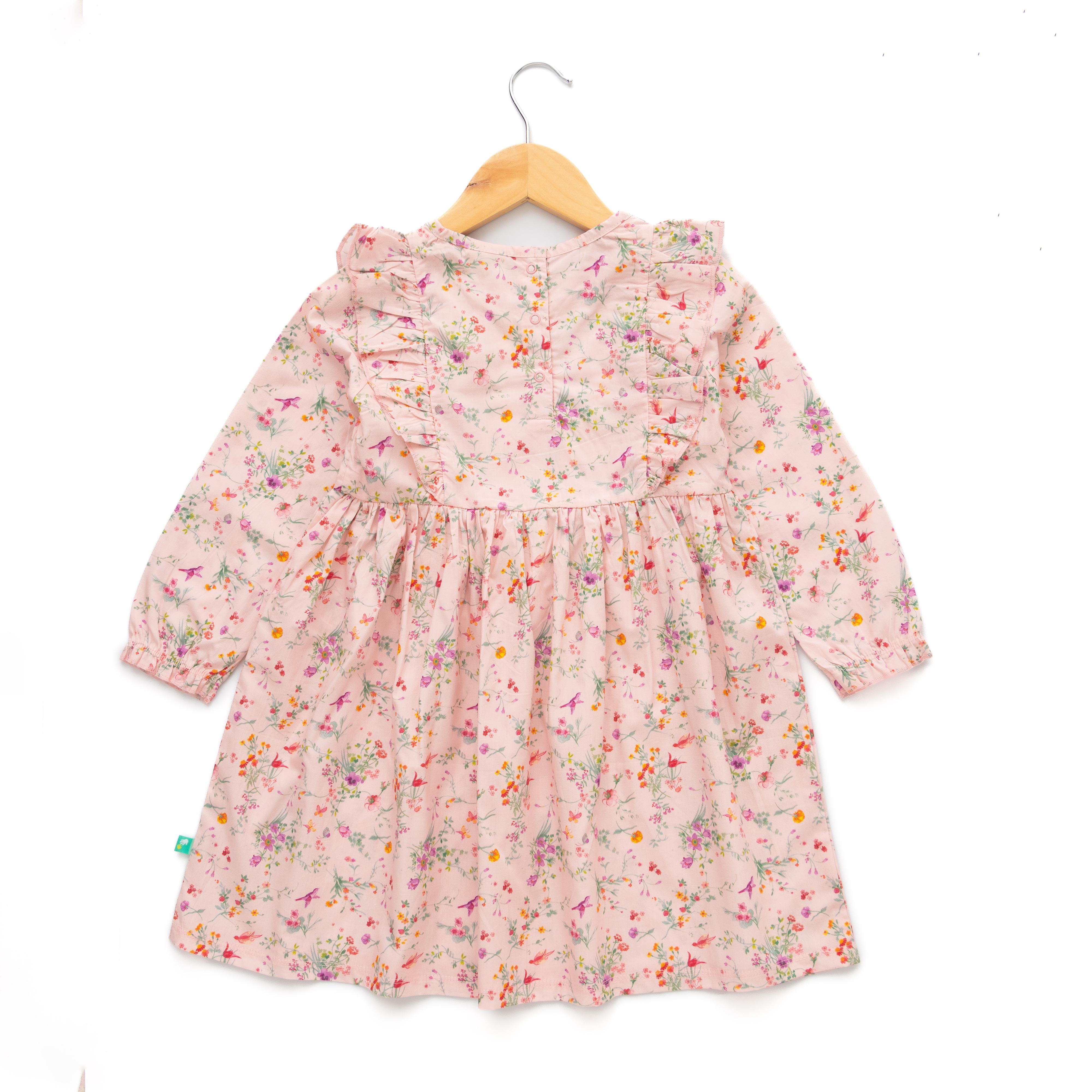 Baby Girls Printed Cotton Dress