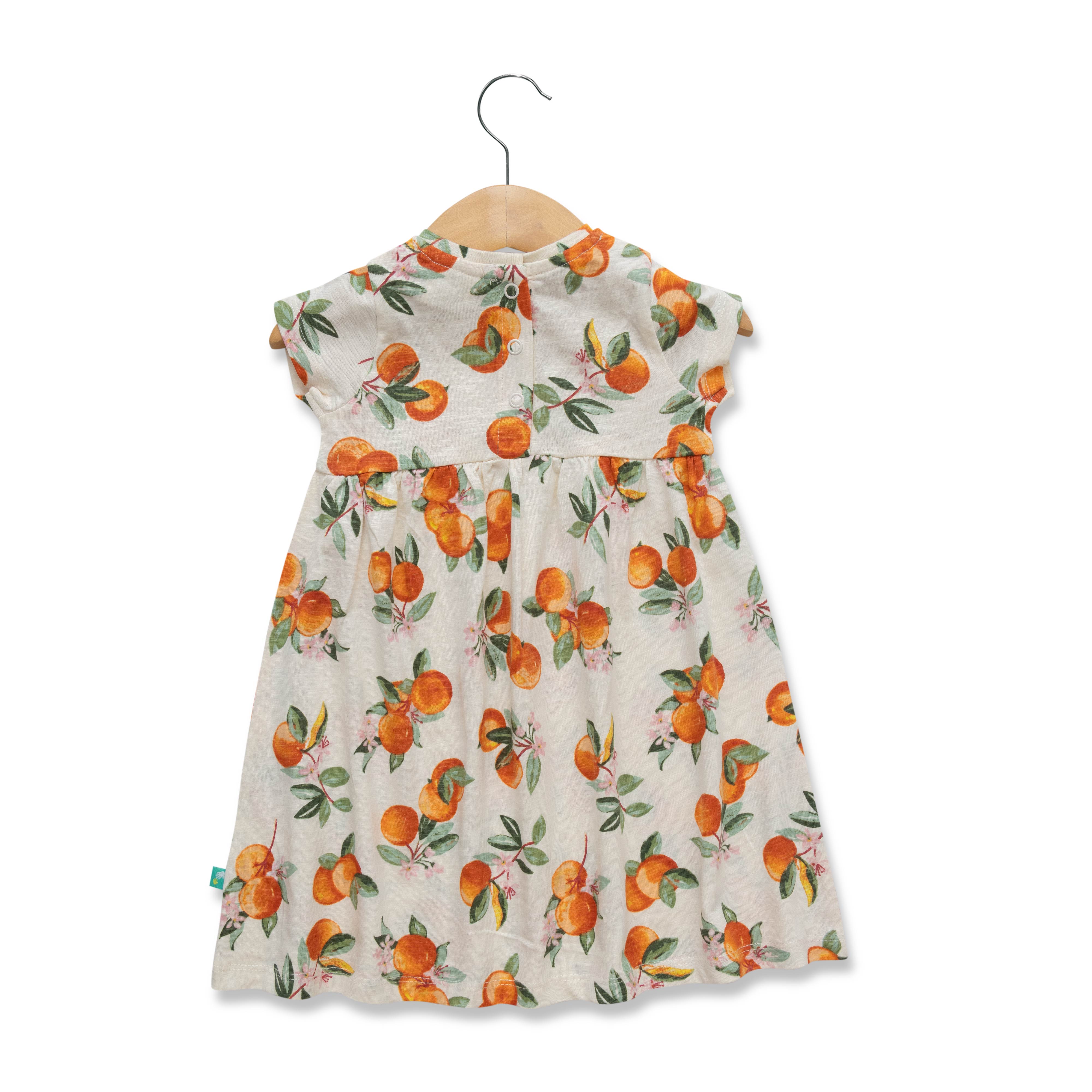 Quirky fruits Printed Cotton Dress