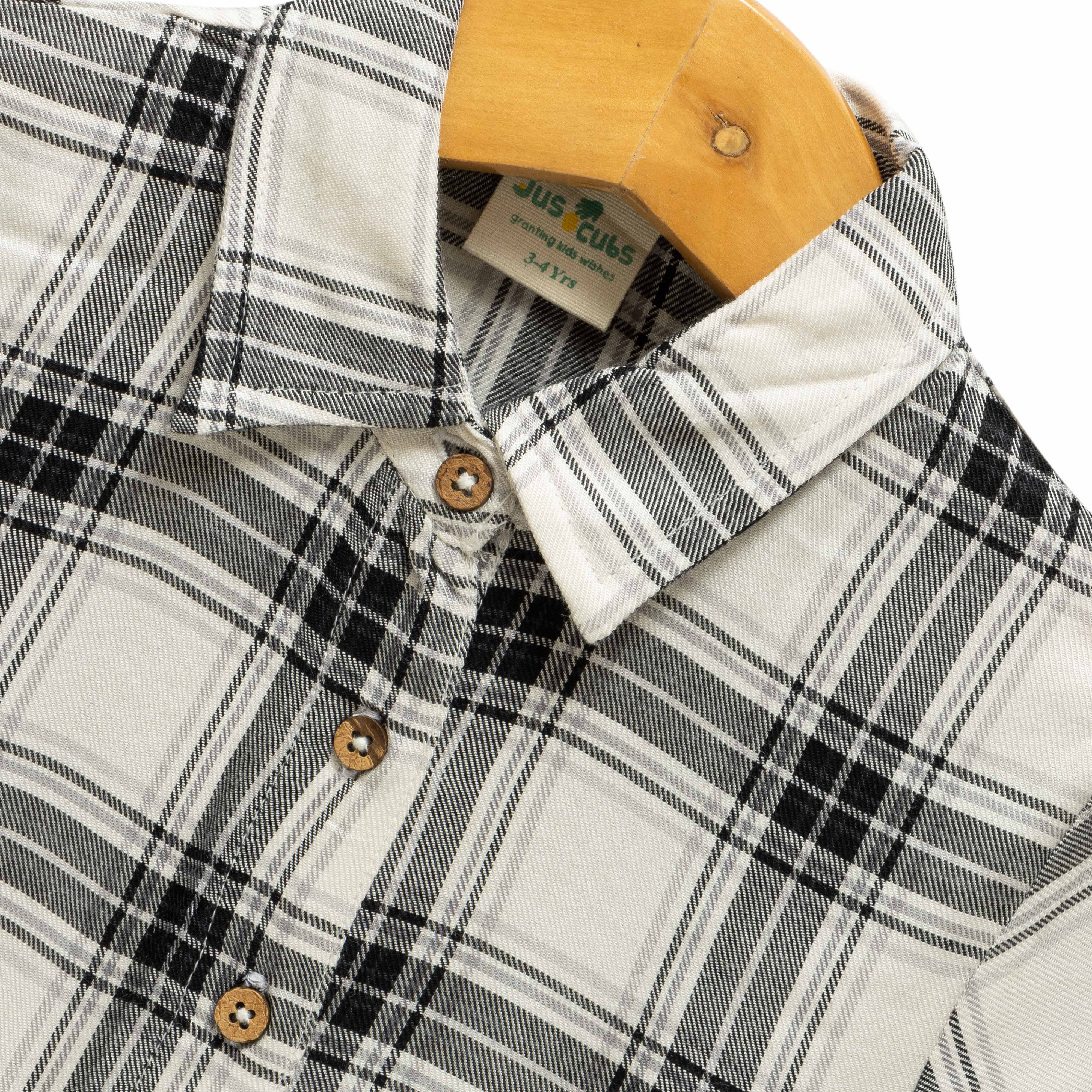 Baby Girl Polo Checked with Knot Adjustment Dress