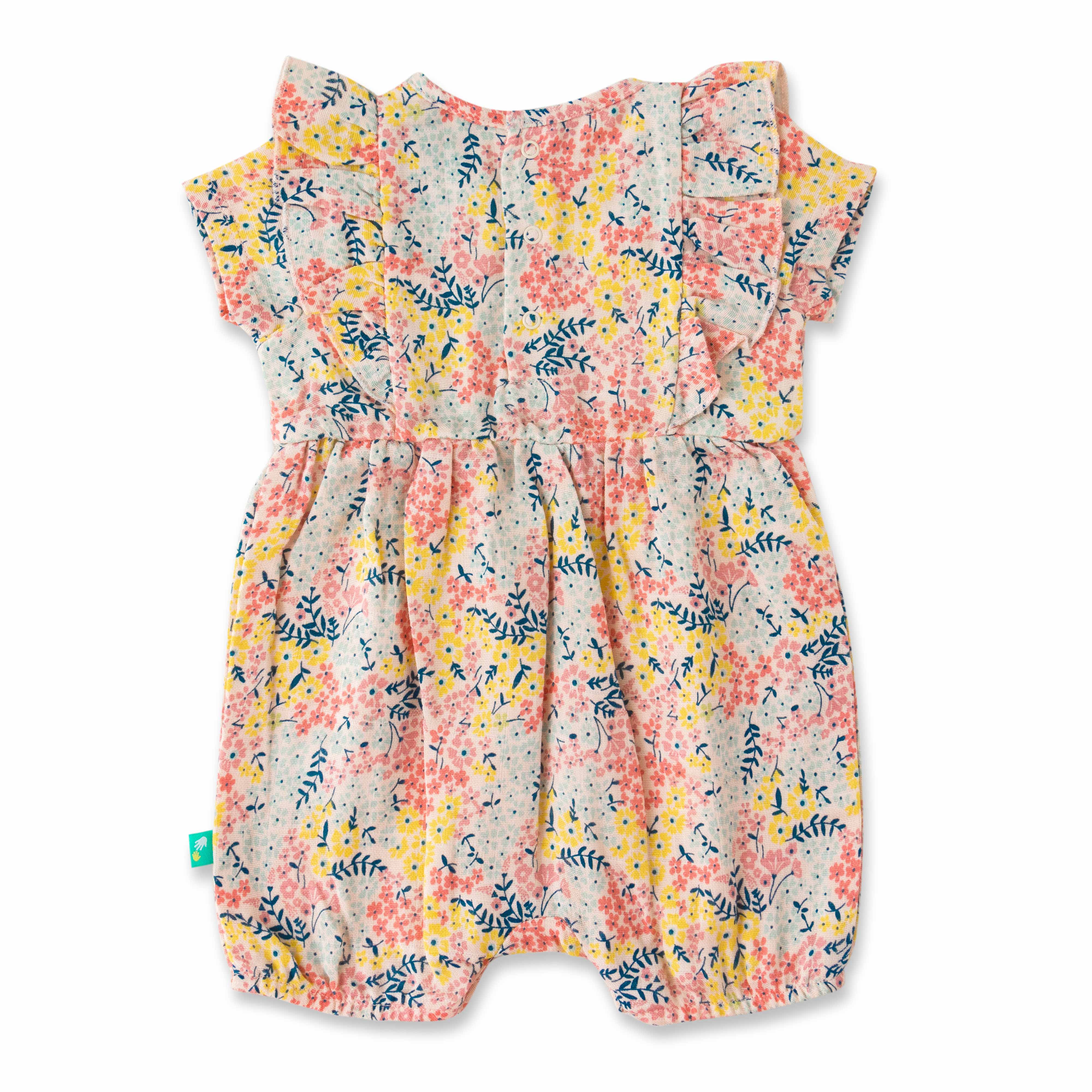 Baby Girls Floral All Over Printed Rompers