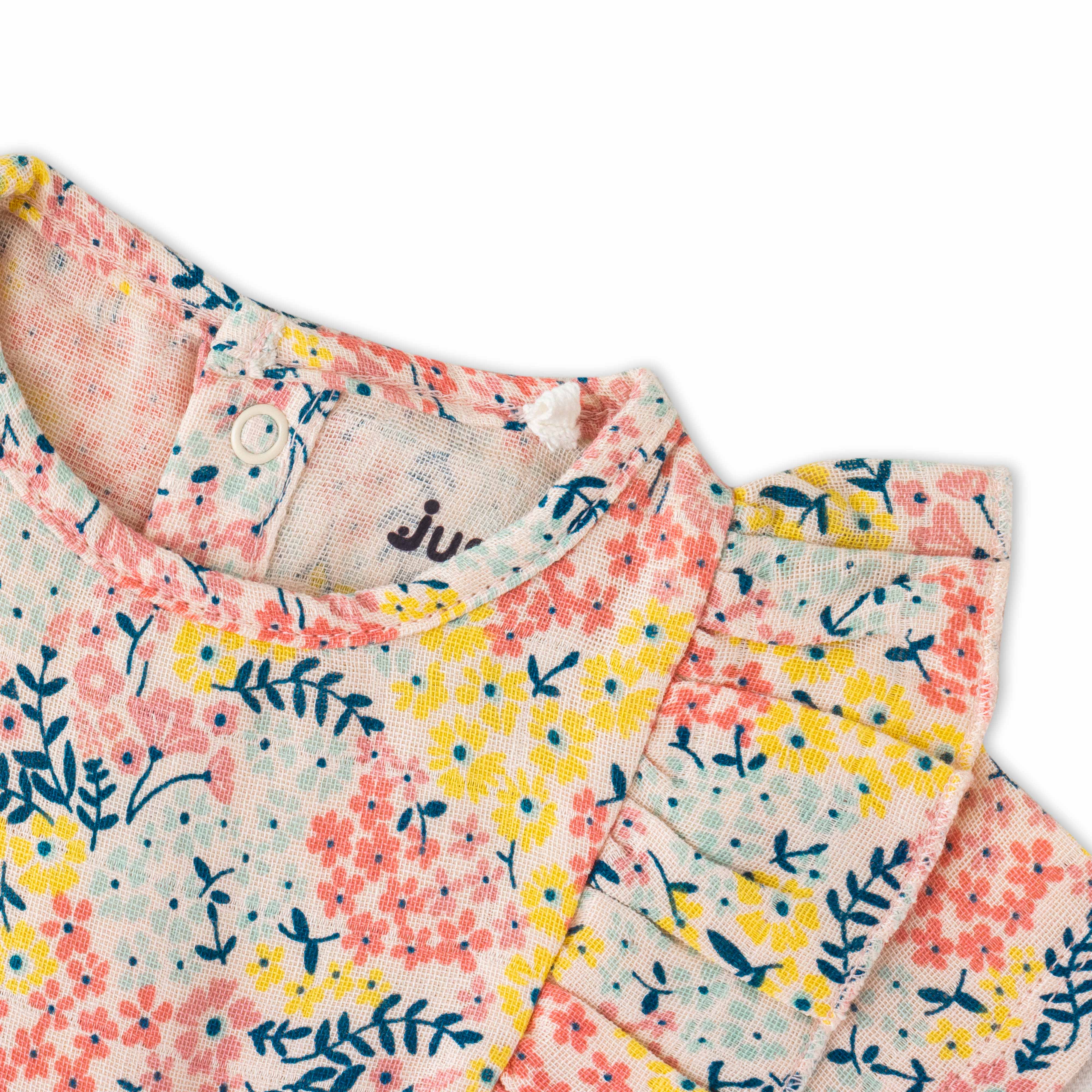 Baby Girls Floral All Over Printed Rompers