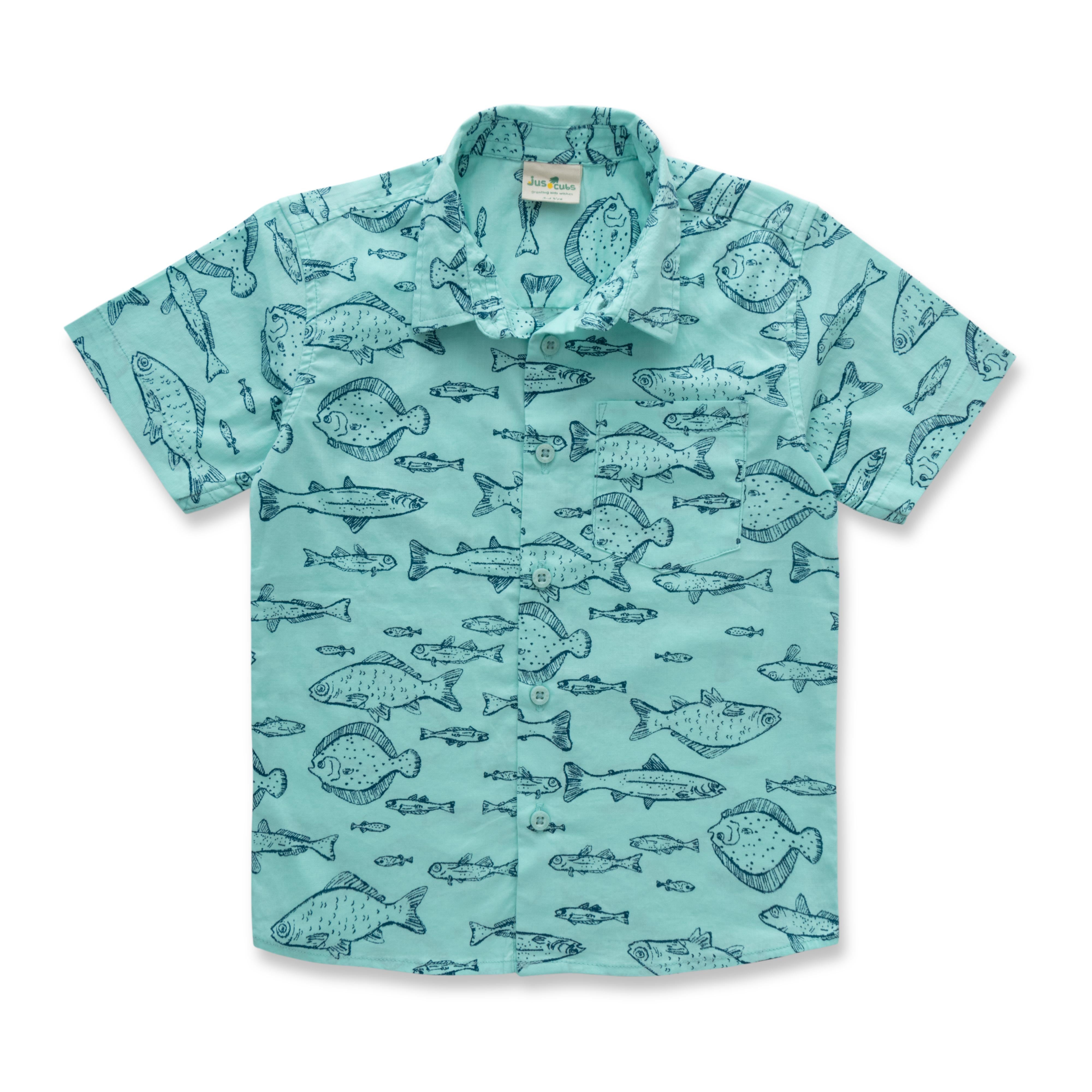 BOYS GRAPHIC PRINTED CASUAL SHIRT