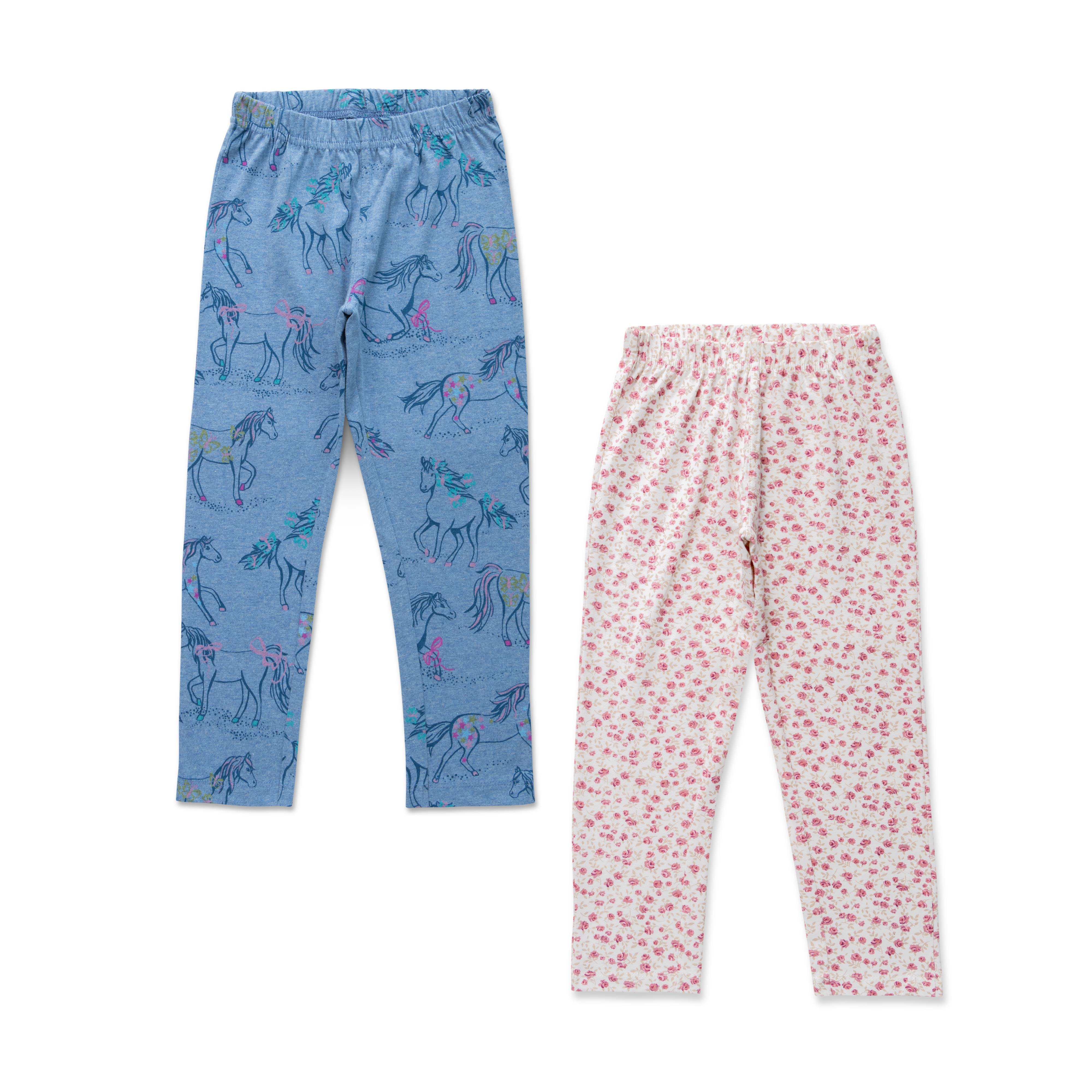 GIRLS PRINTED LOUNGE PANTS COMBO PACK