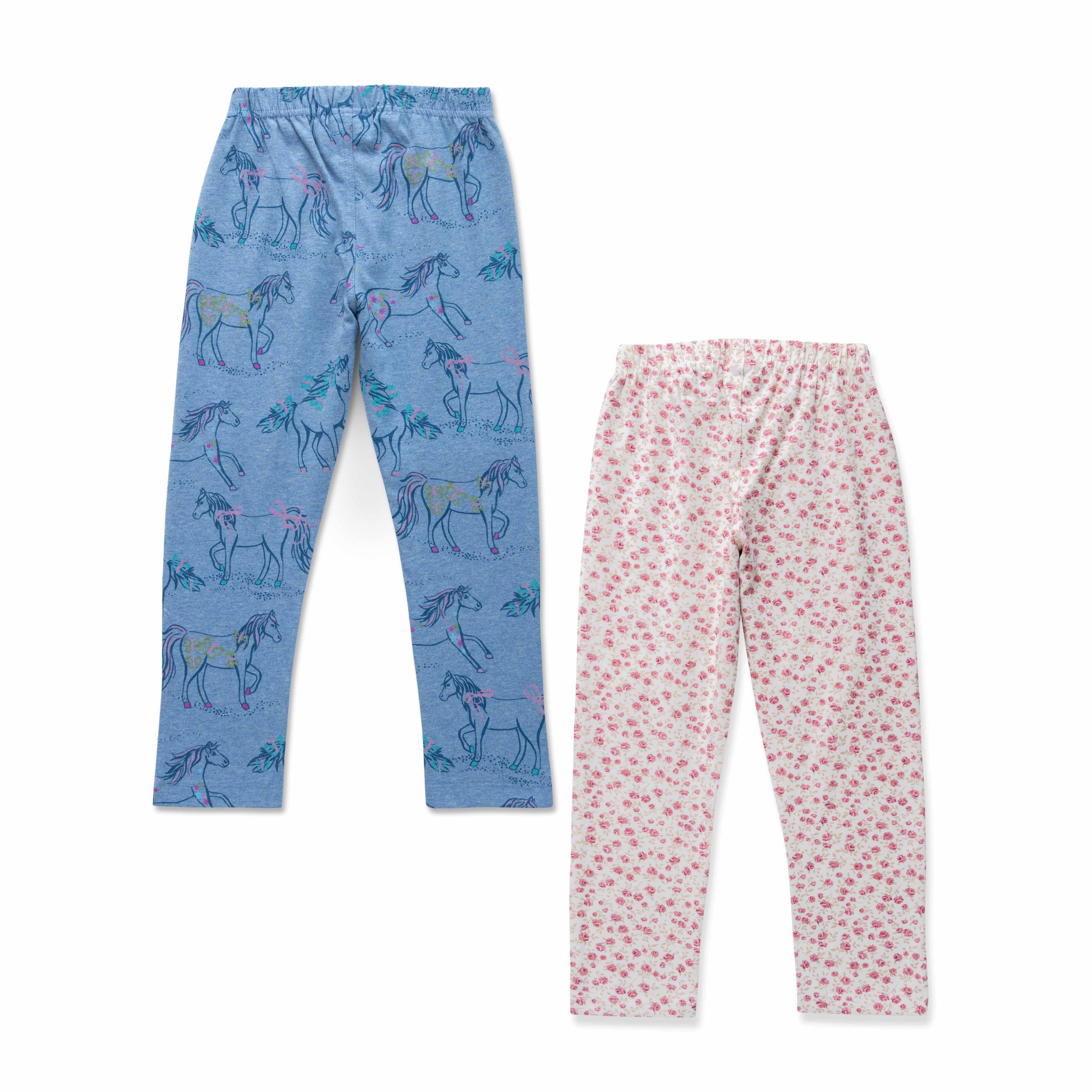 GIRLS PRINTED LOUNGE PANTS COMBO PACK