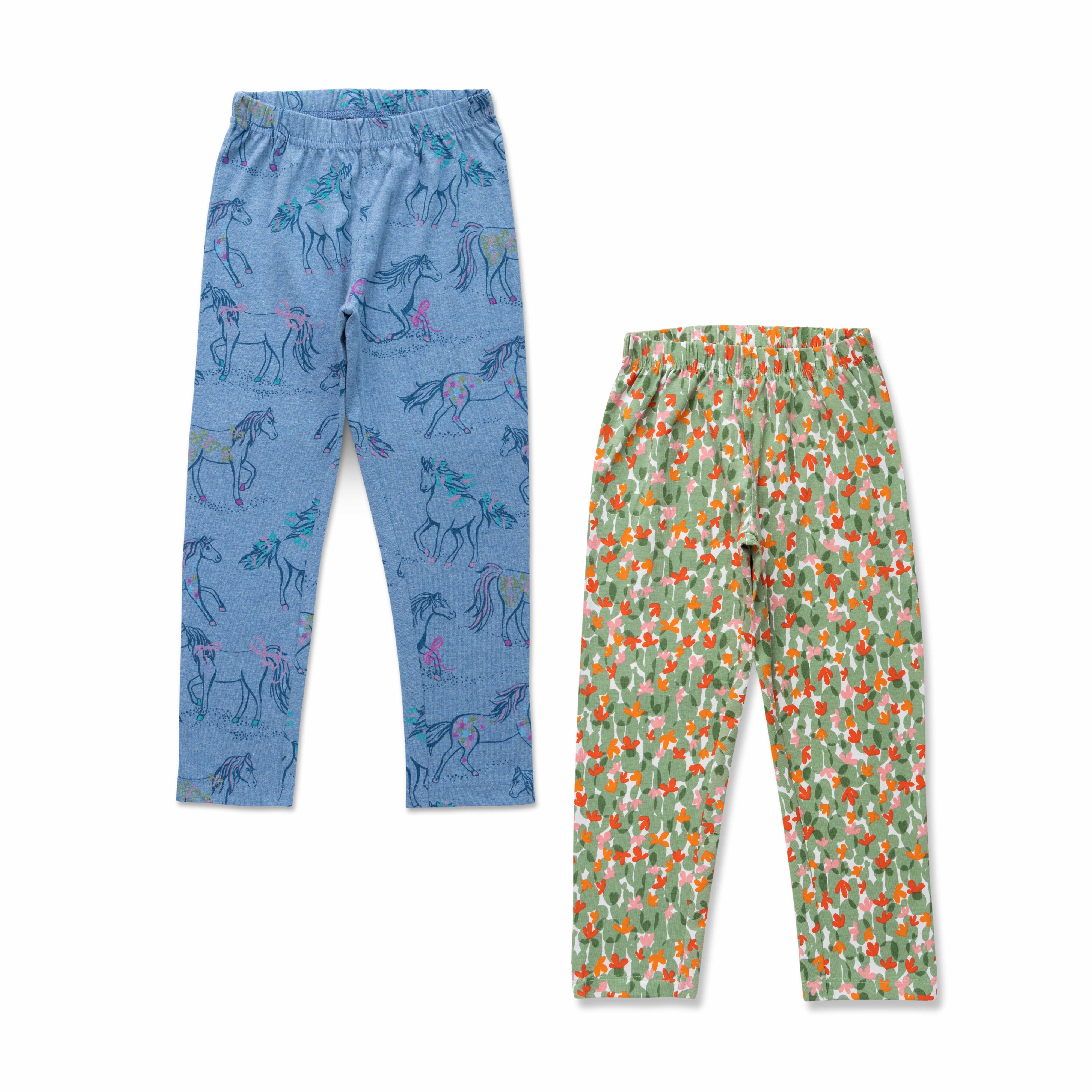 GIRLS PRINTED LOUNGE PANTS COMBO PACK