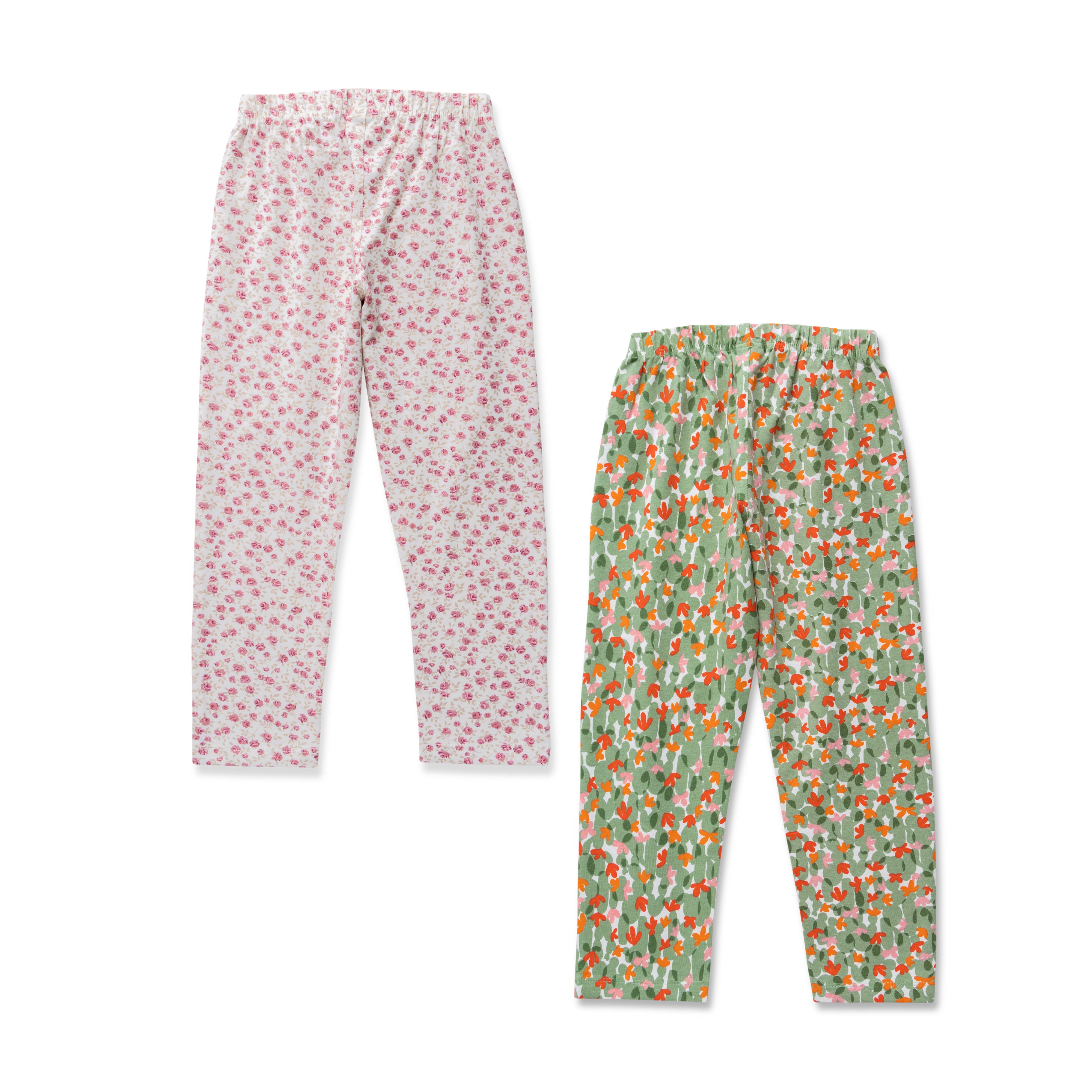 GIRLS PRINTED LOUNGE PANTS COMBO PACK