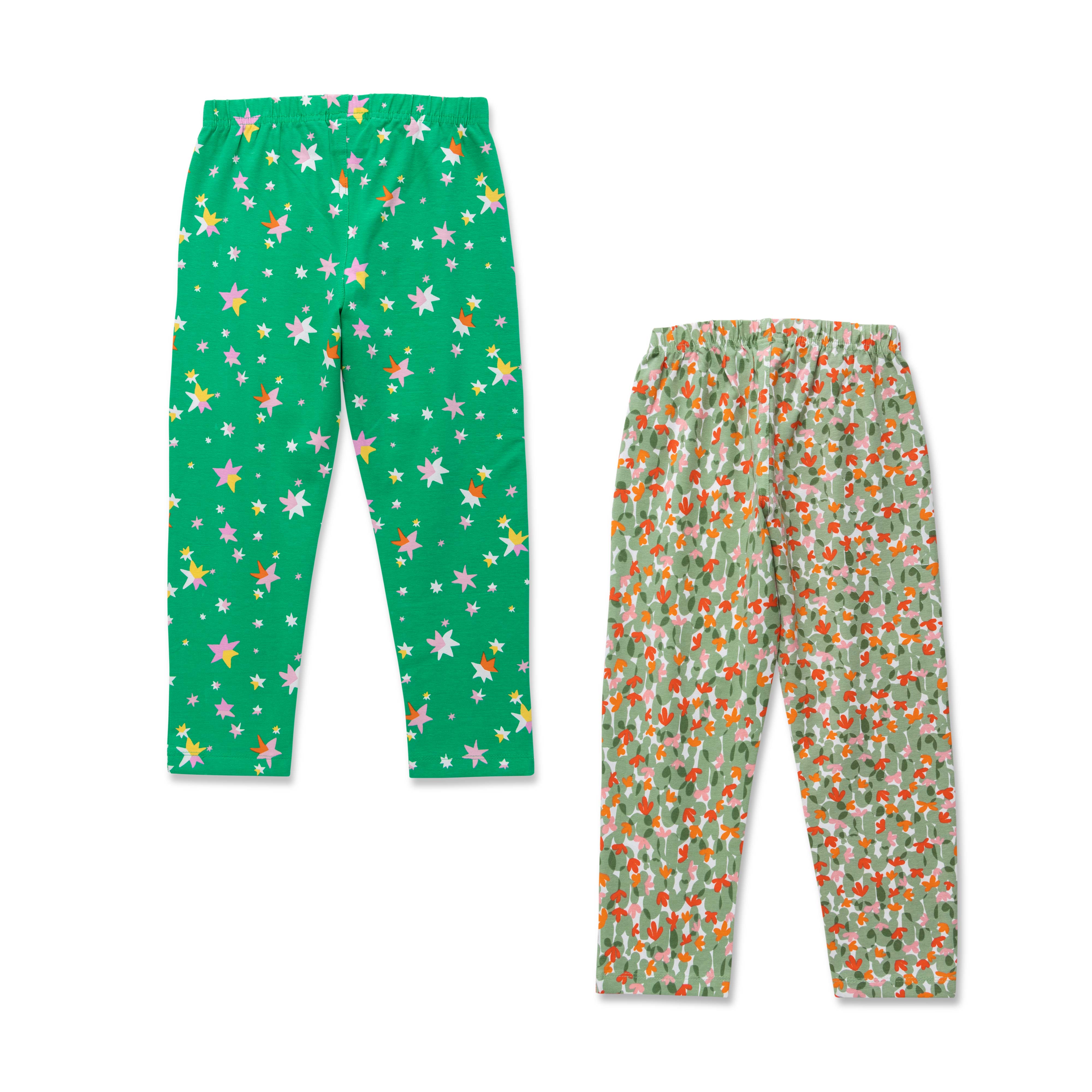 GIRLS PRINTED LOUNGE PANTS COMBO PACK