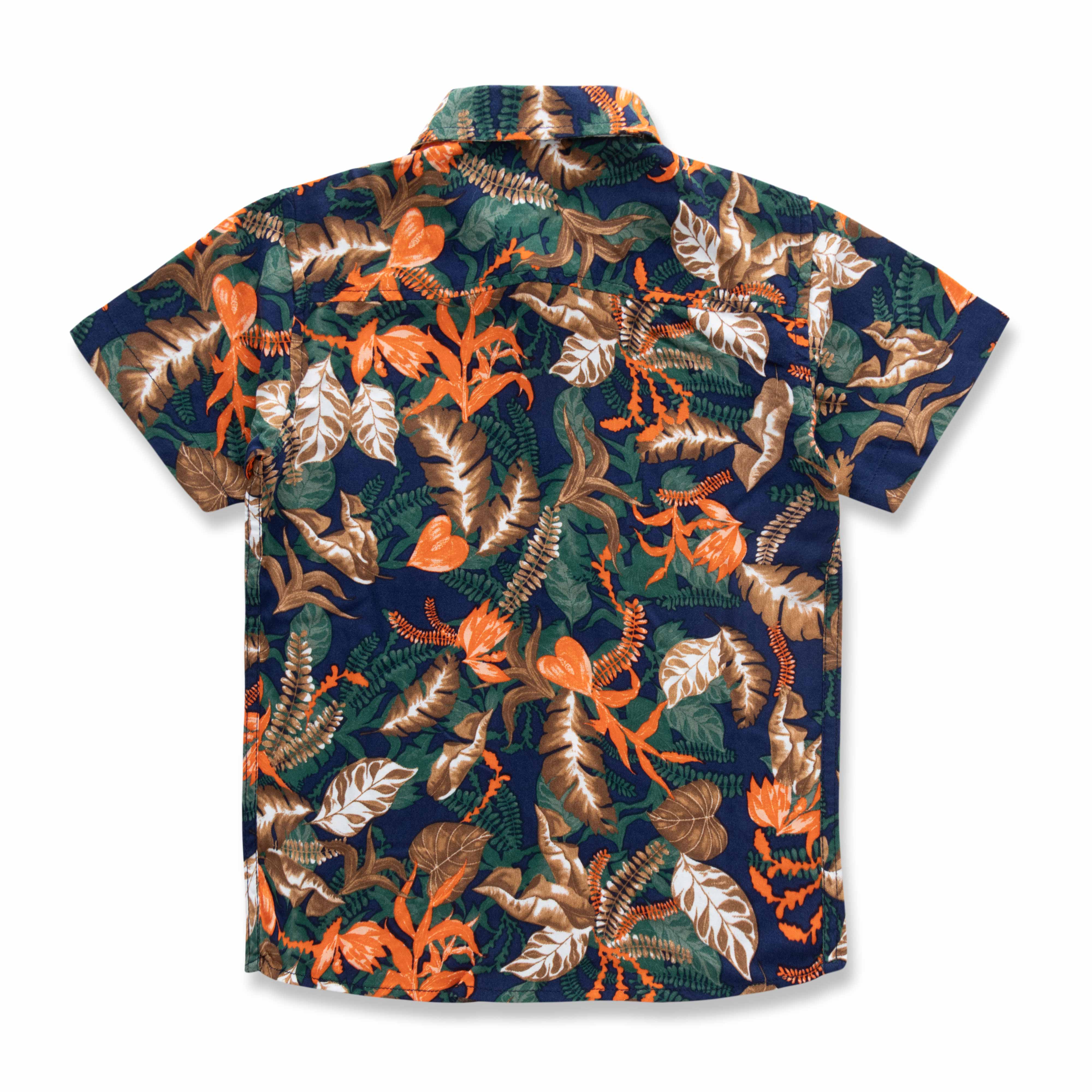 BOYS BEACH PRINTED CASUAL SHIRT