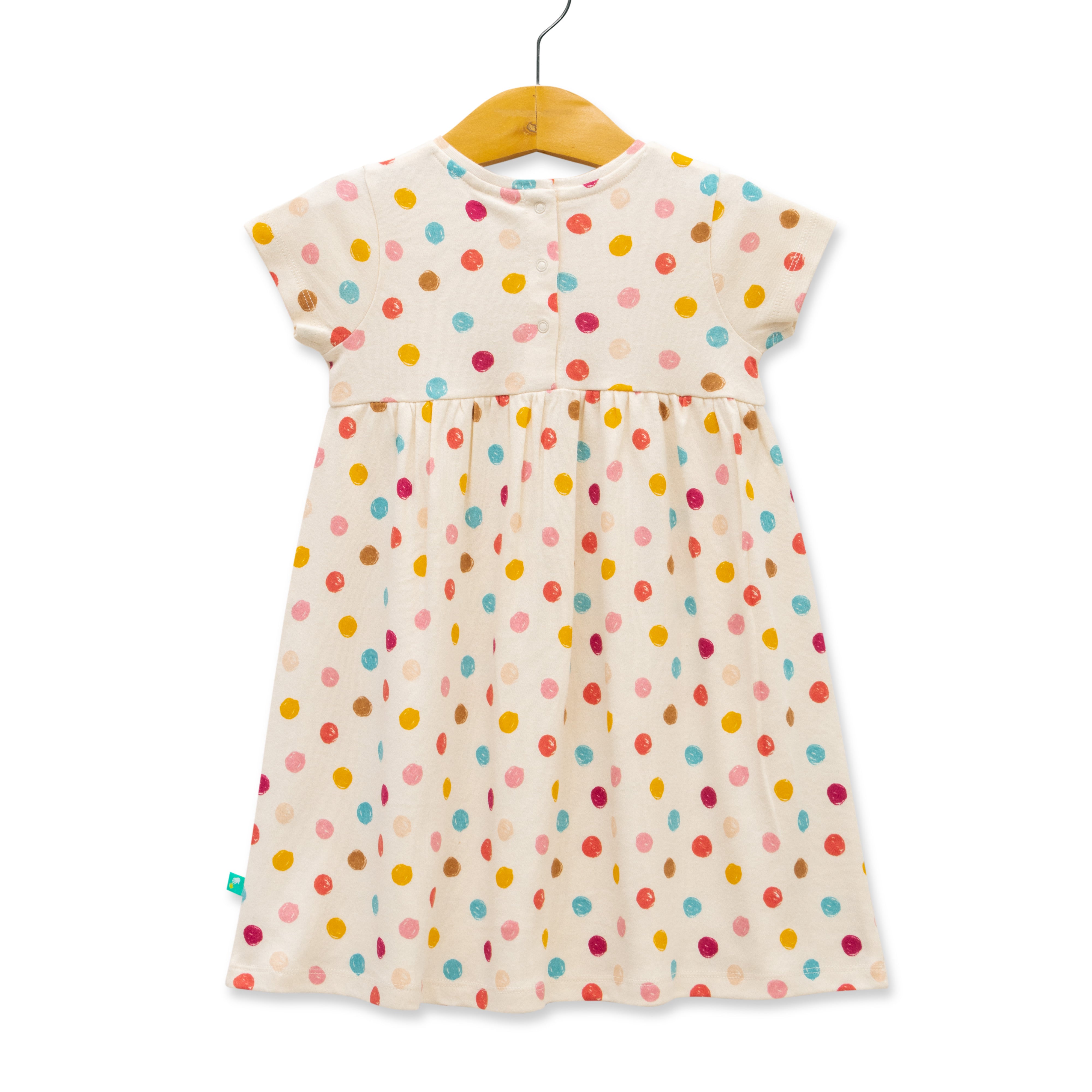 Baby Girls Printed Cotton Dress