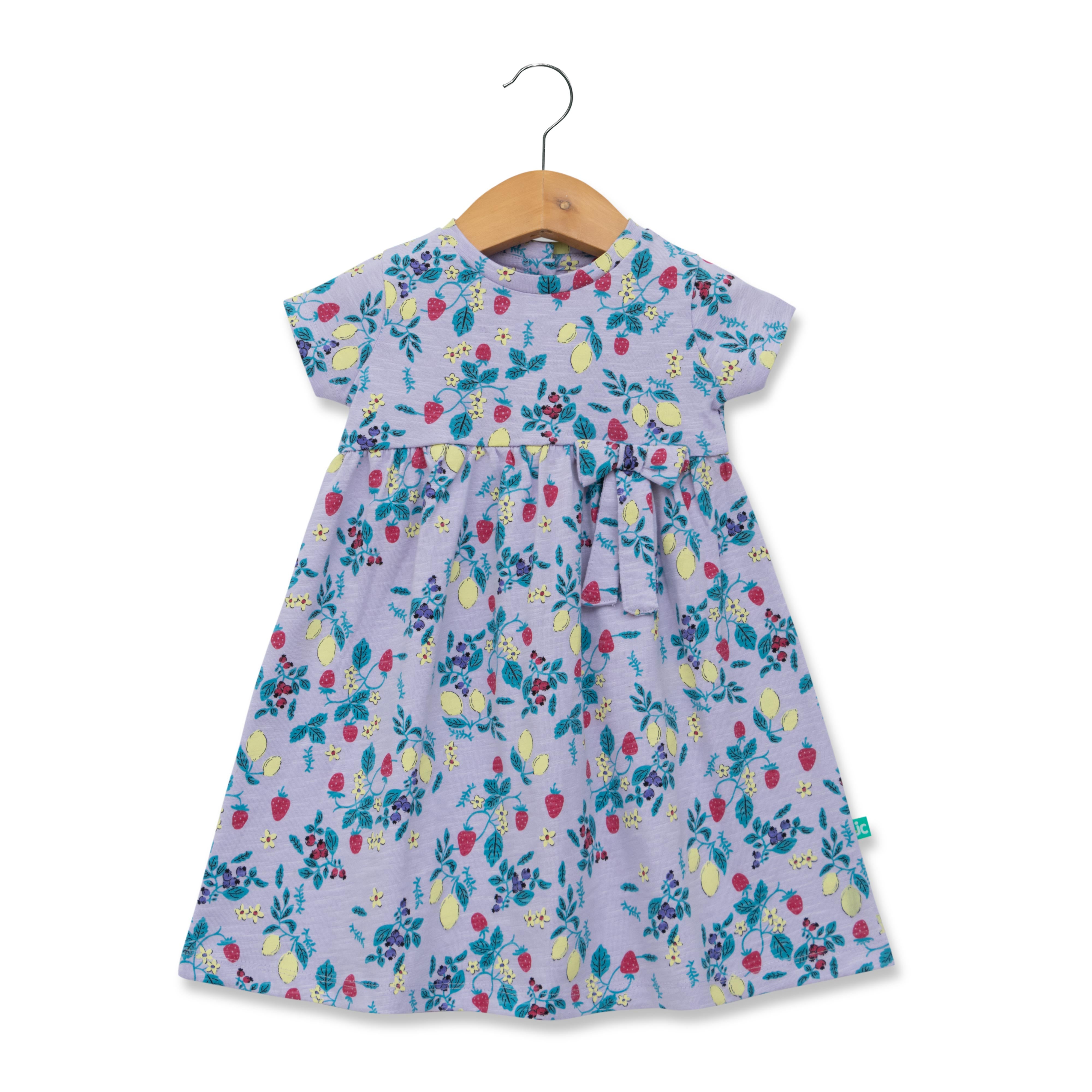 Baby Girls Printed Cotton Dress