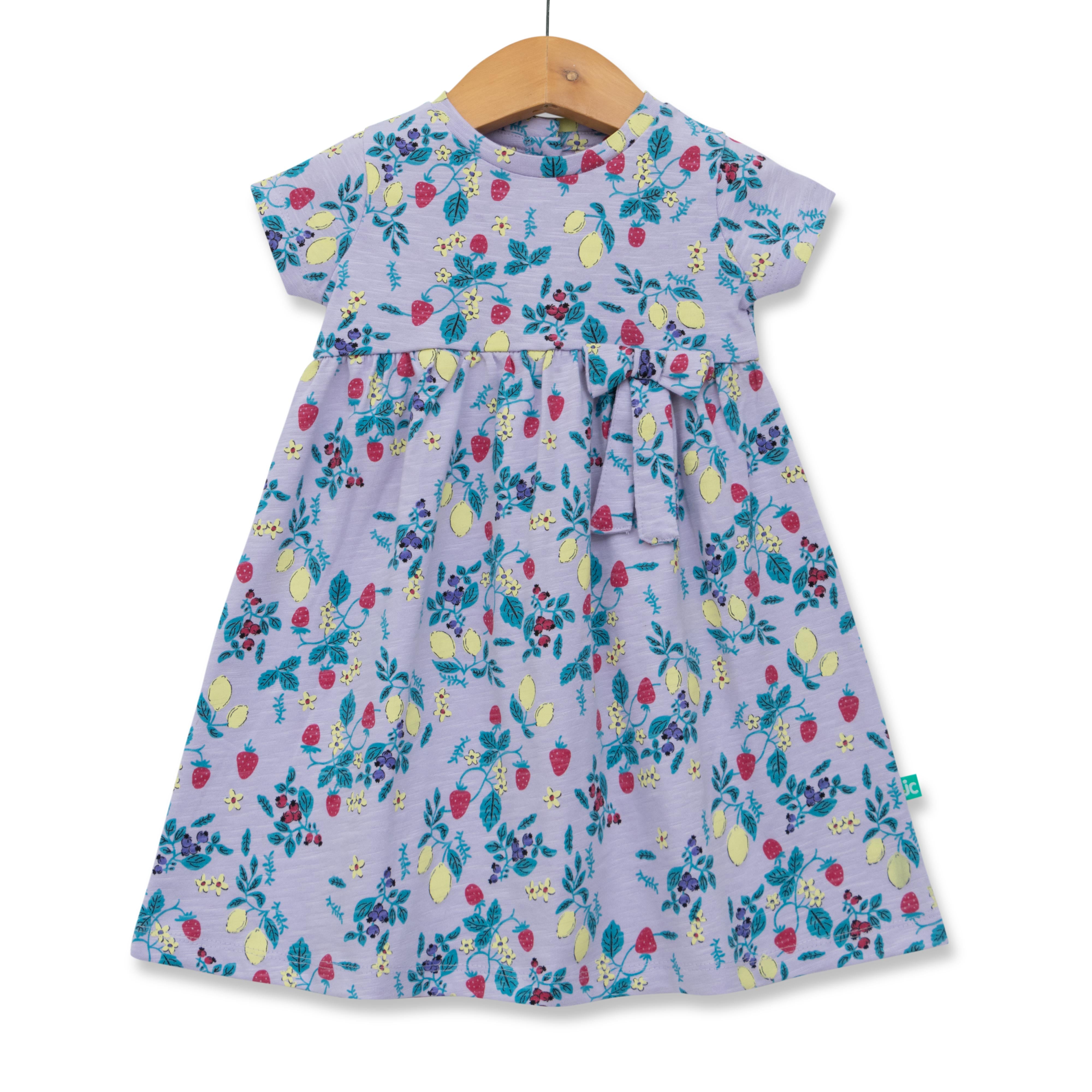 Baby Girls Printed Cotton Dress