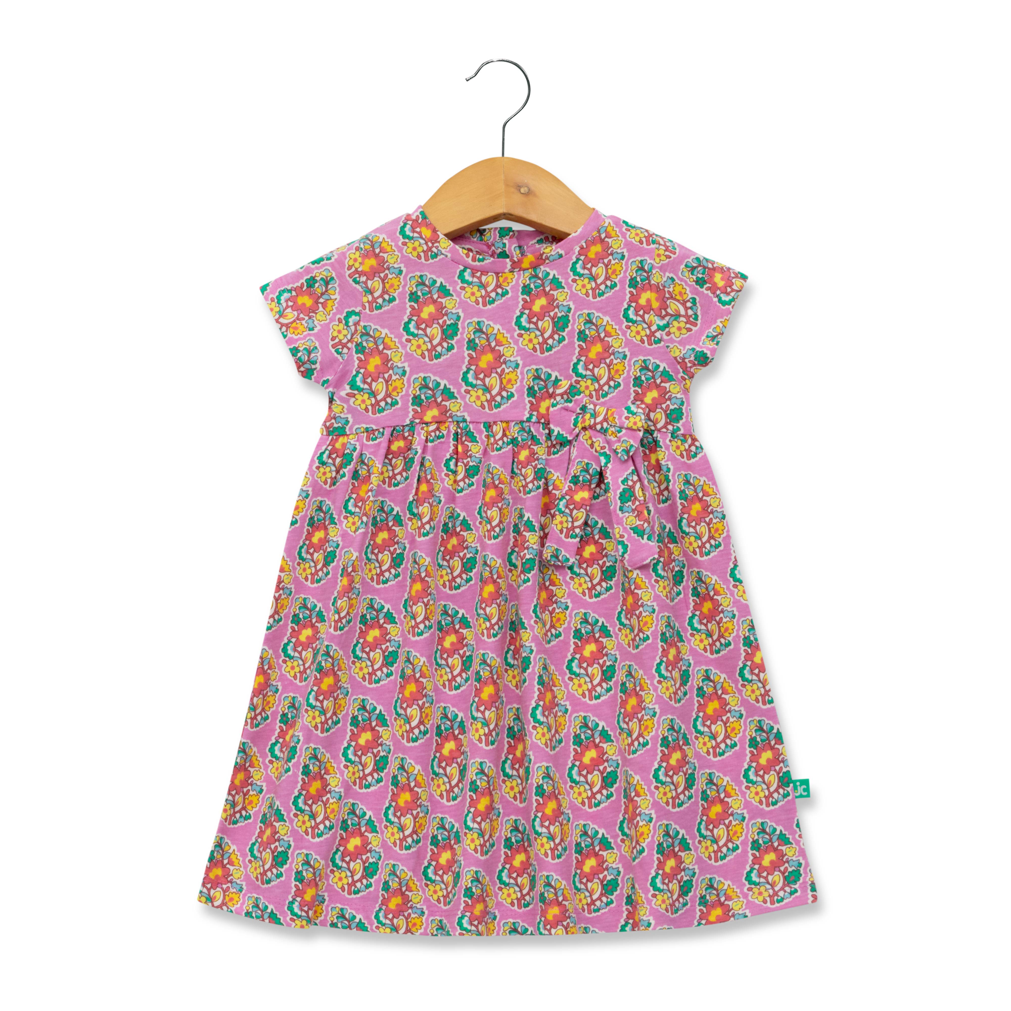 Baby Girls Printed Cotton Dress