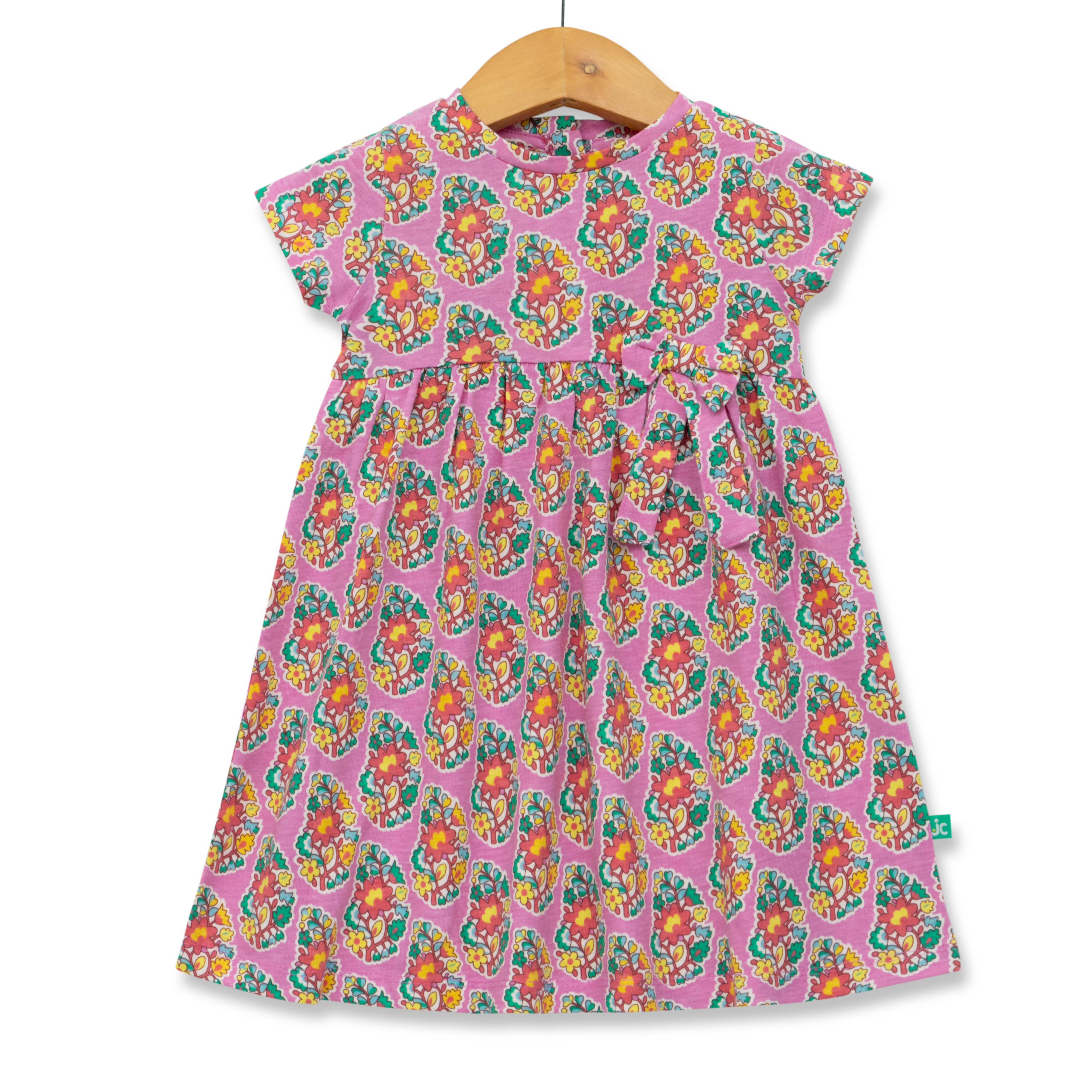 Baby Girls Printed Cotton Dress