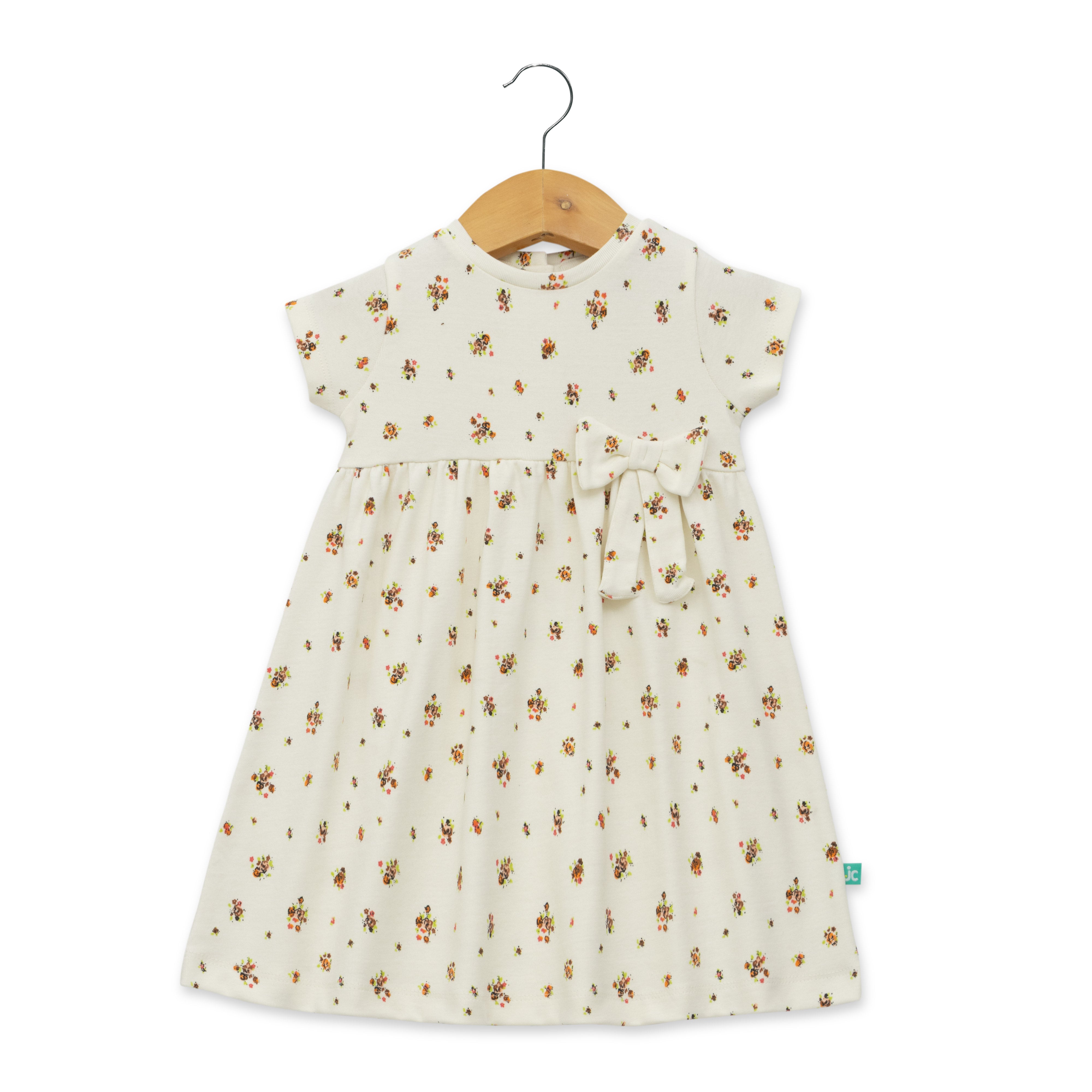 Baby Girls Printed Cotton Dress