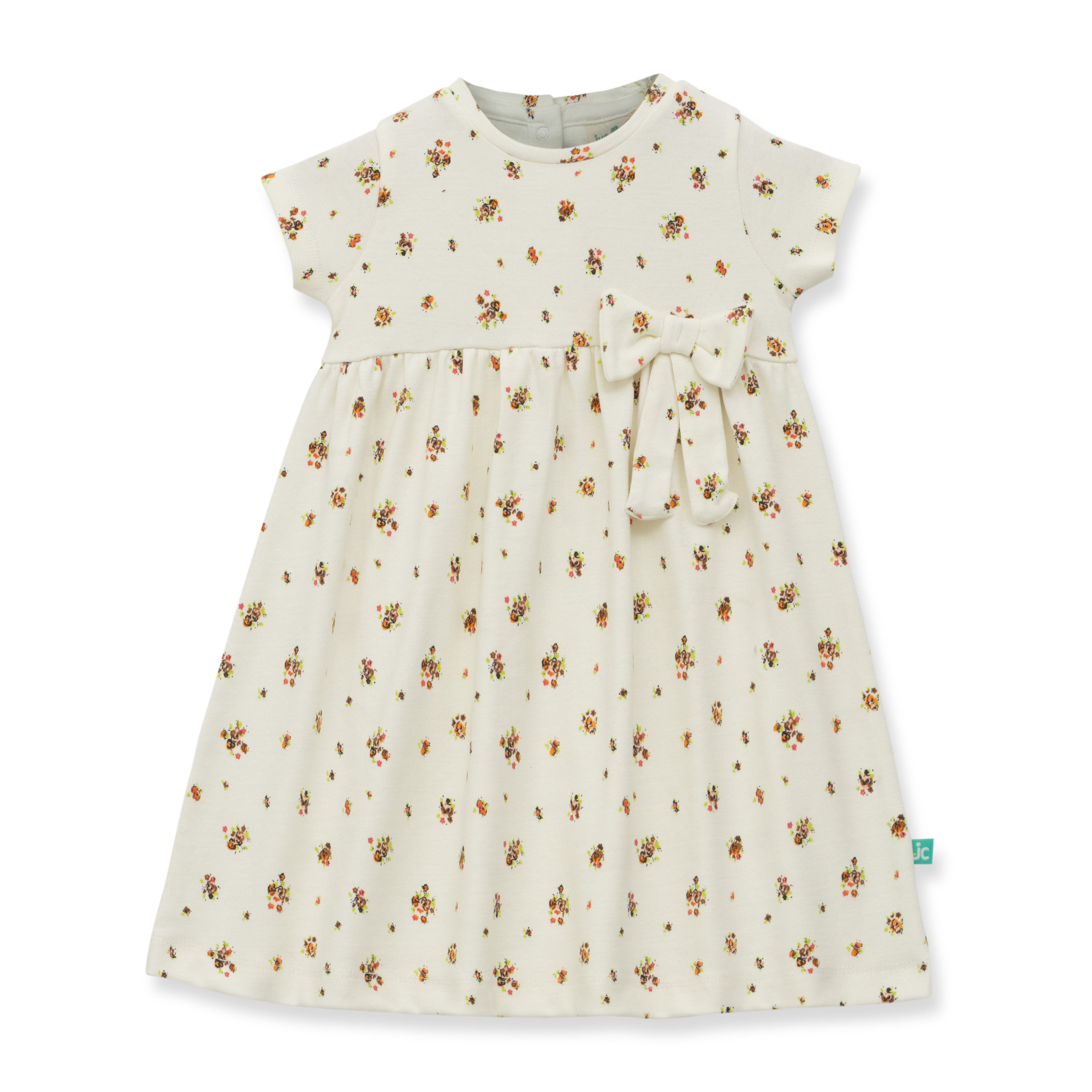 Baby Girls Printed Cotton Dress