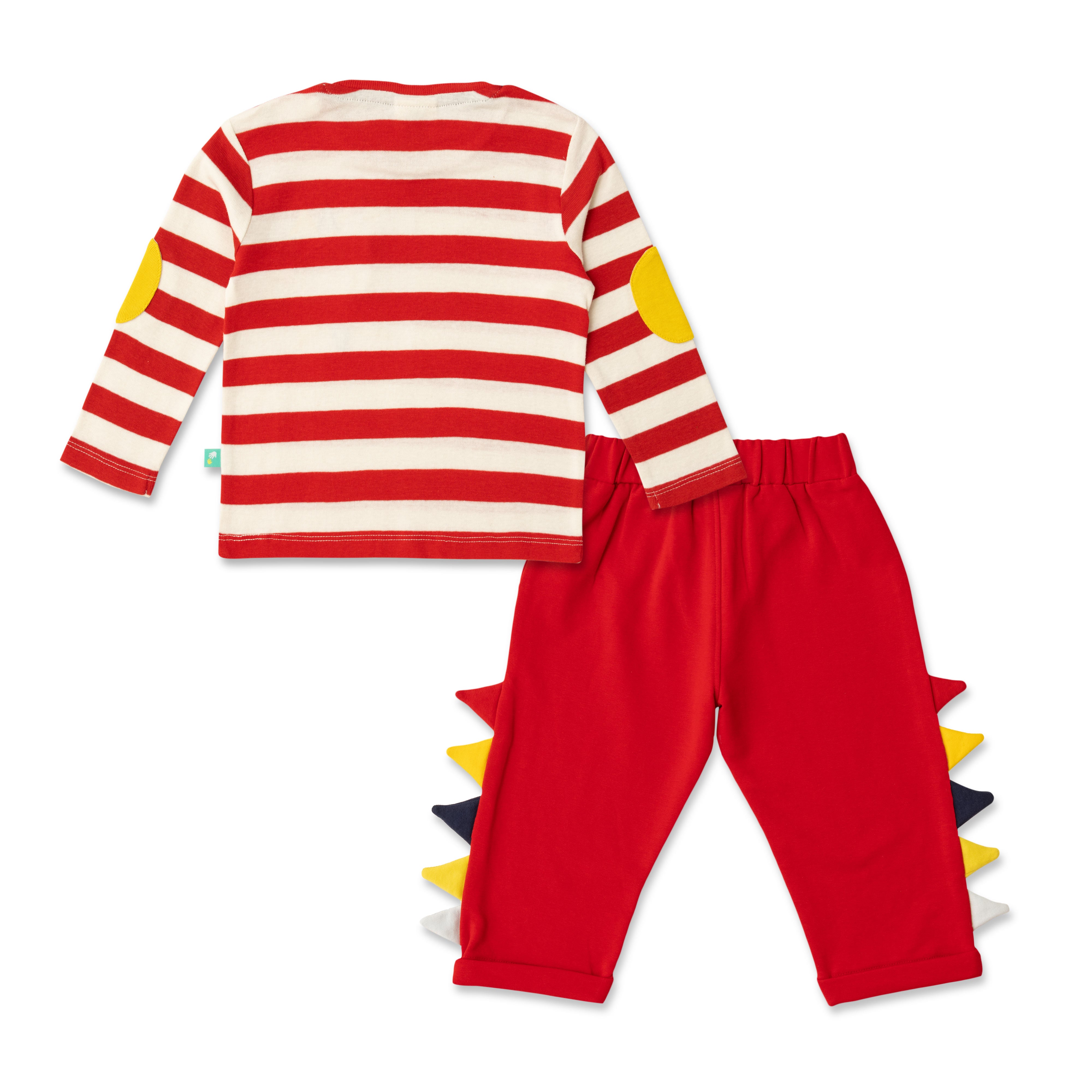 Baby Boys Graphic Printed T Shirt & Solid Pant