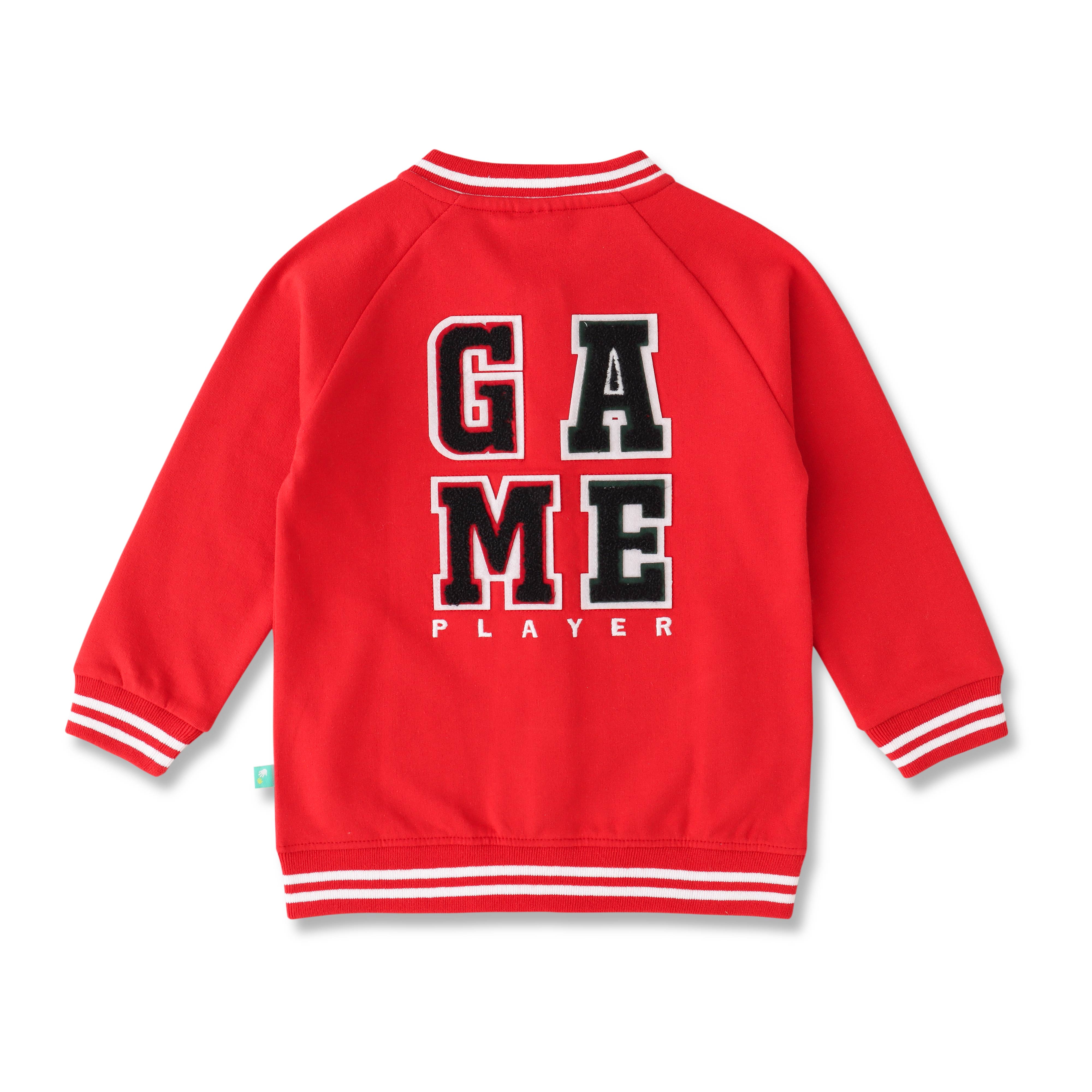 Boys Full Sleeve Embroidery Sweatshirt