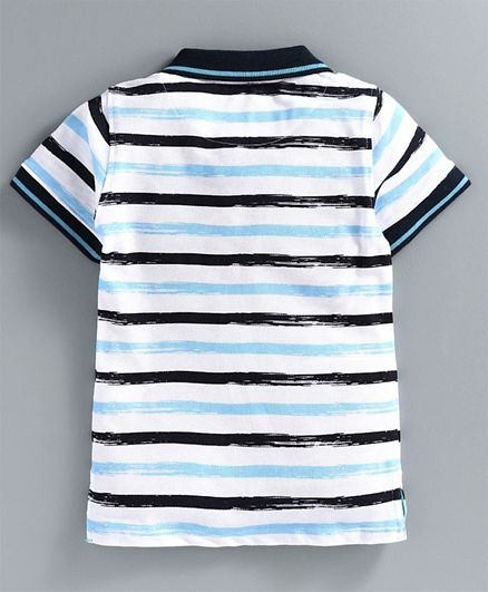 Half Sleeves Striped T-Shirt.