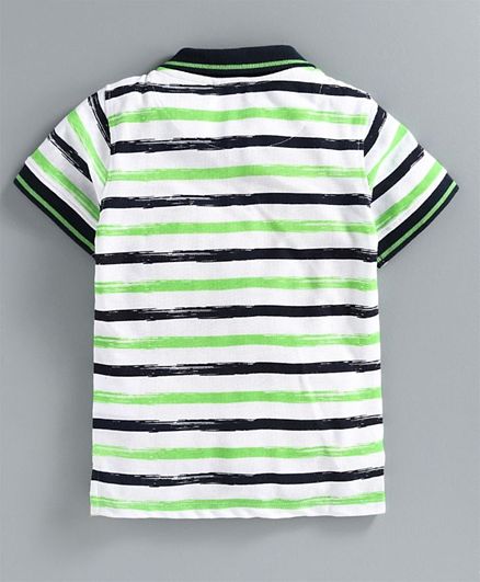 Half Sleeves Striped T-Shirt.