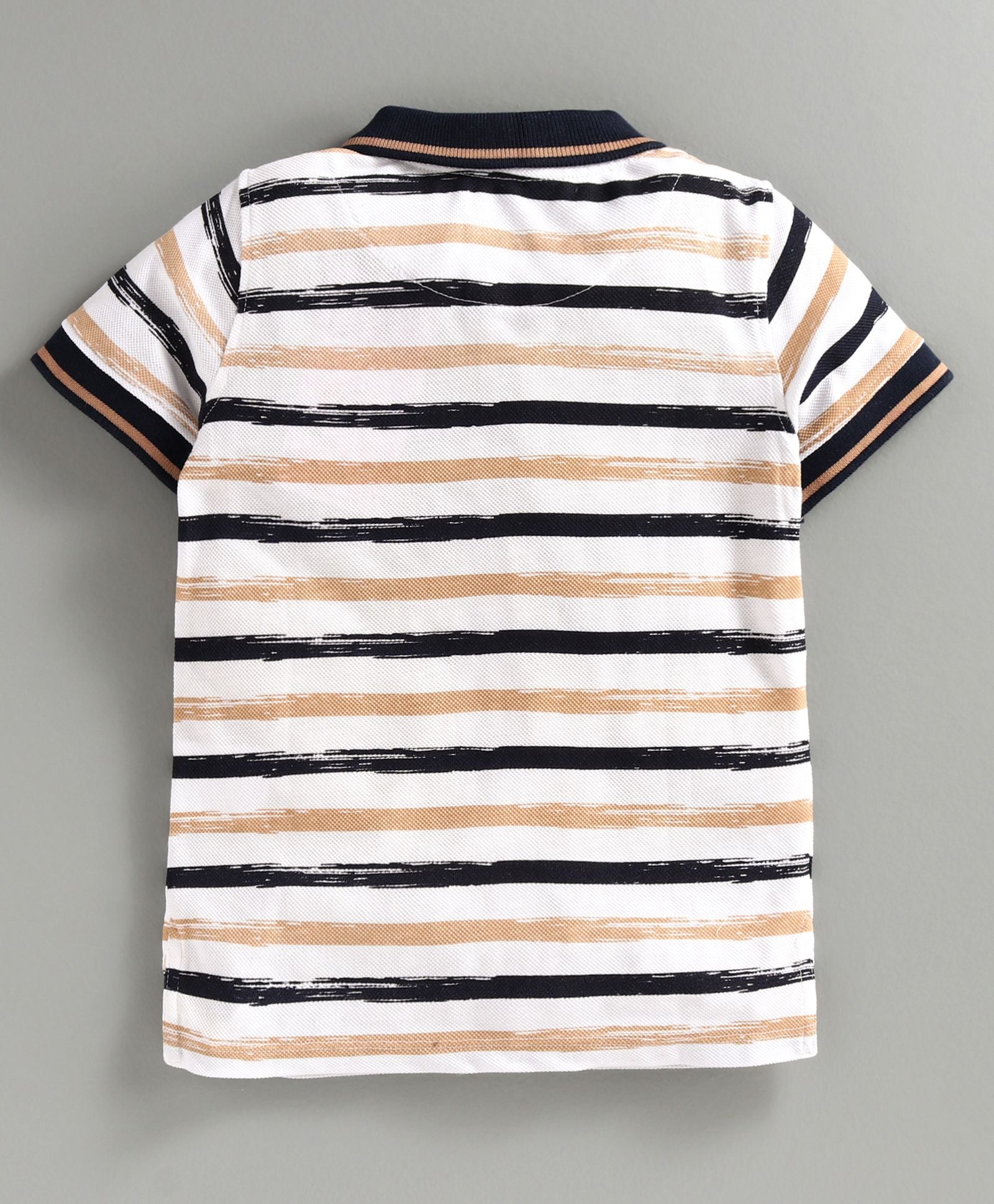 Half Sleeves Striped T-Shirt.