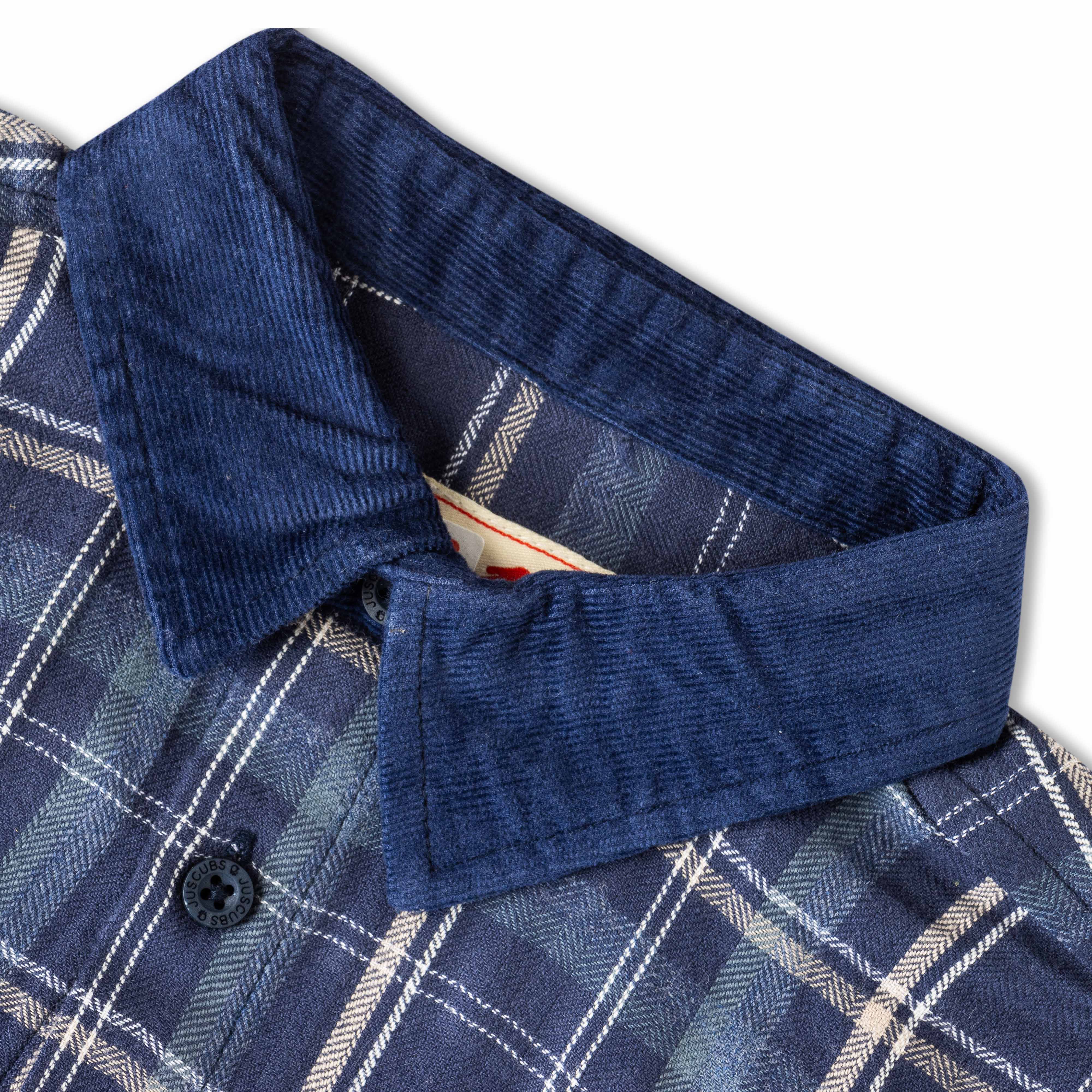 Young Boys Checked Full Sleeve Button Down Collar Shirt