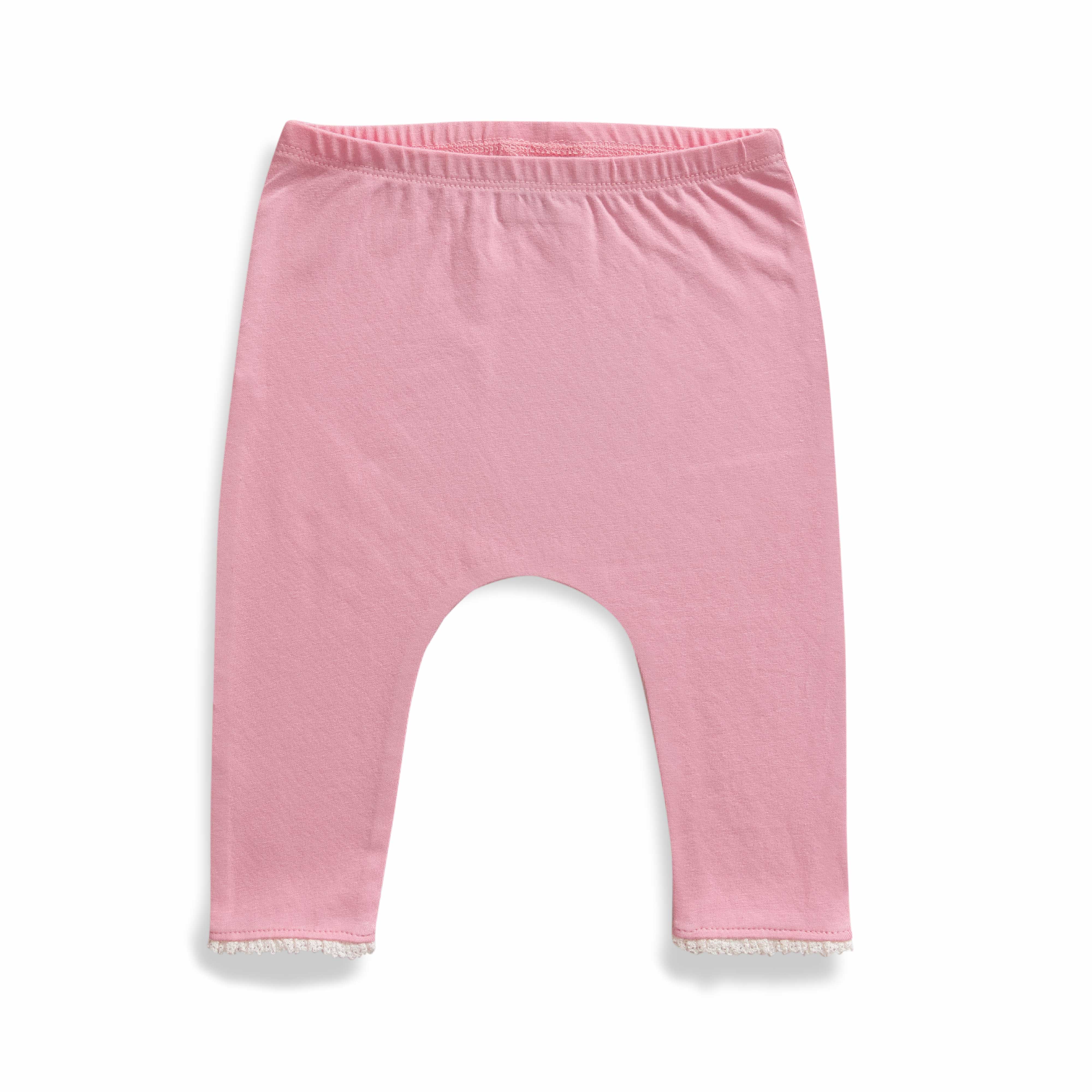 Baby Girls Solid Leggings