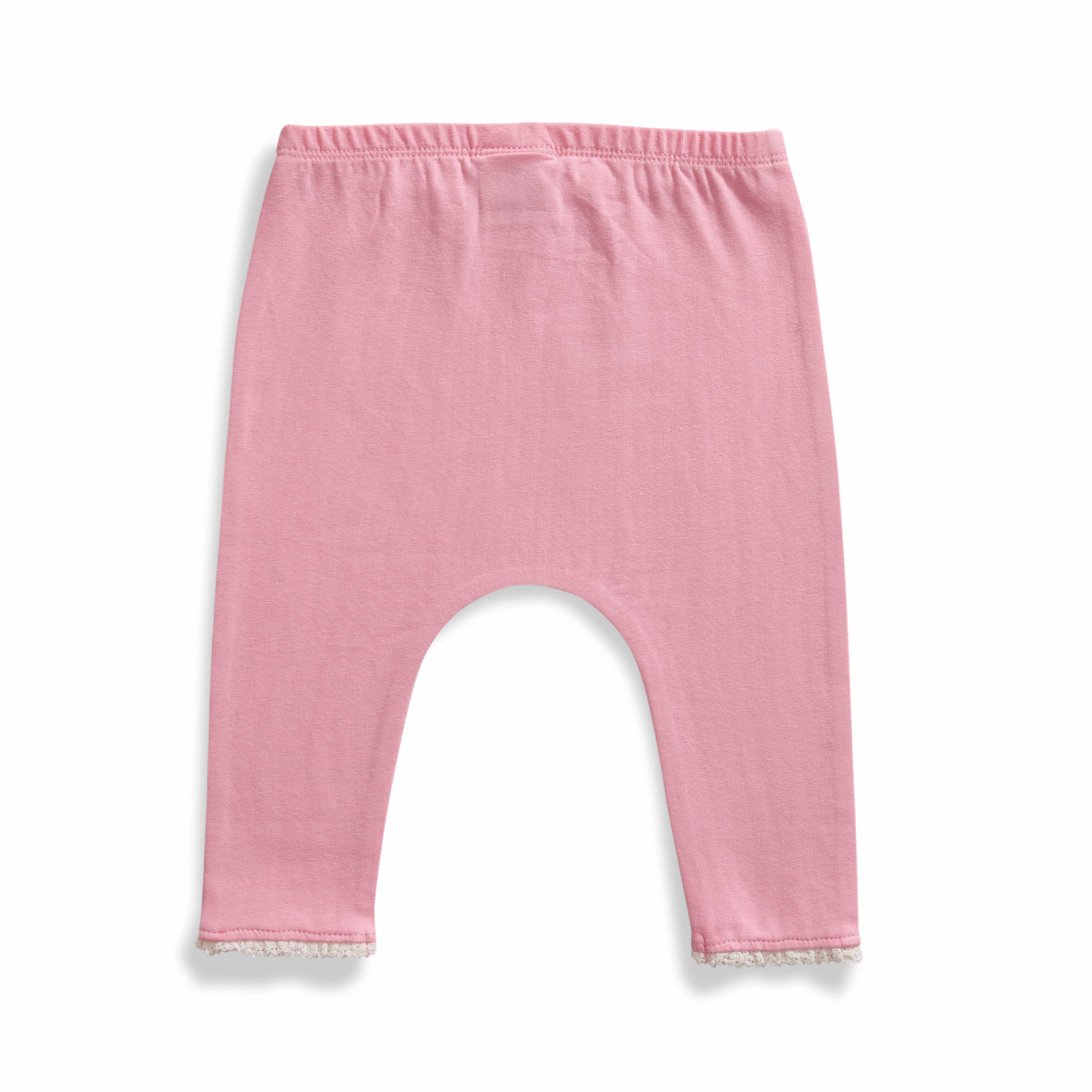 Baby Girls Solid Leggings