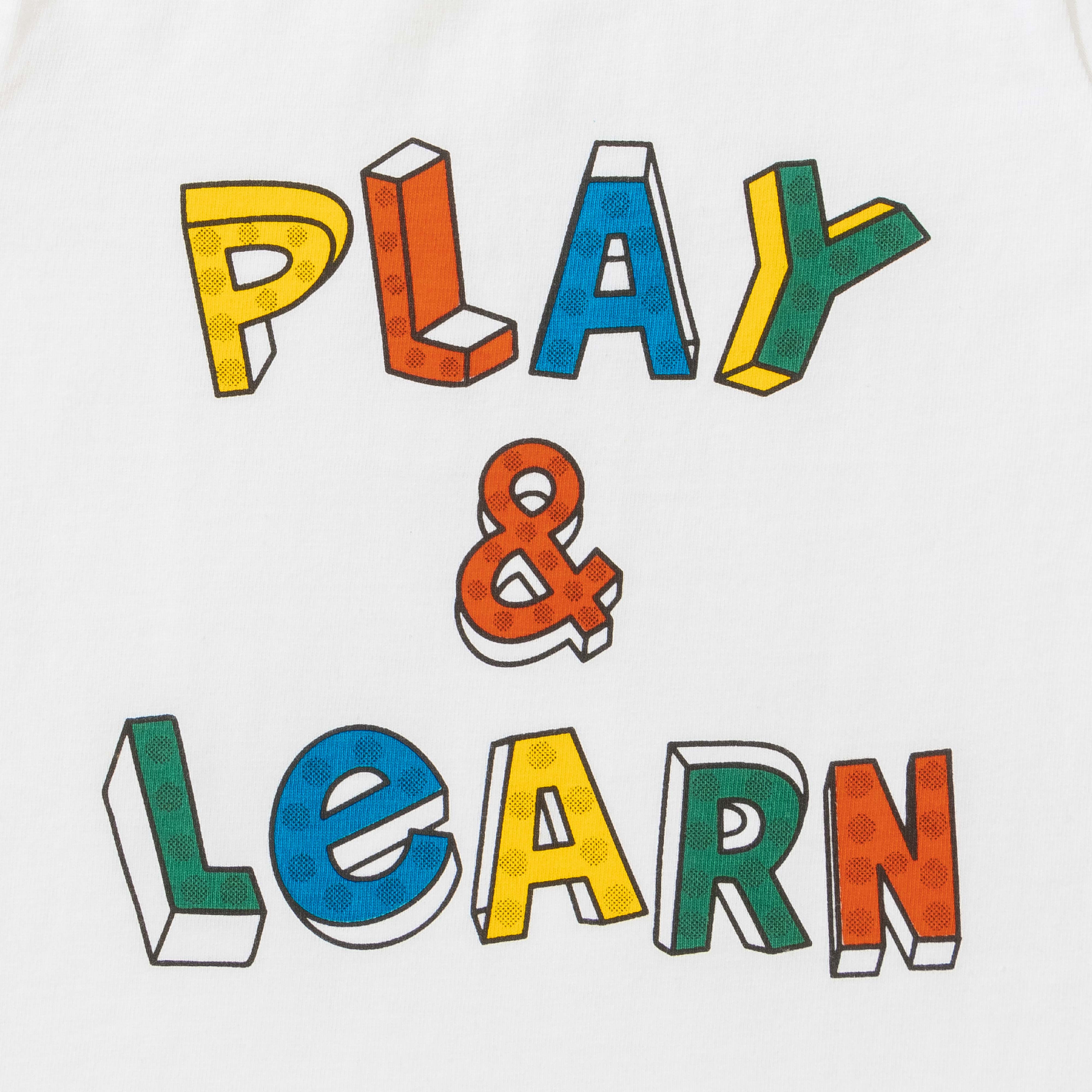 Baby Girls Play & Learn Printed T Shirt & Shorts Set