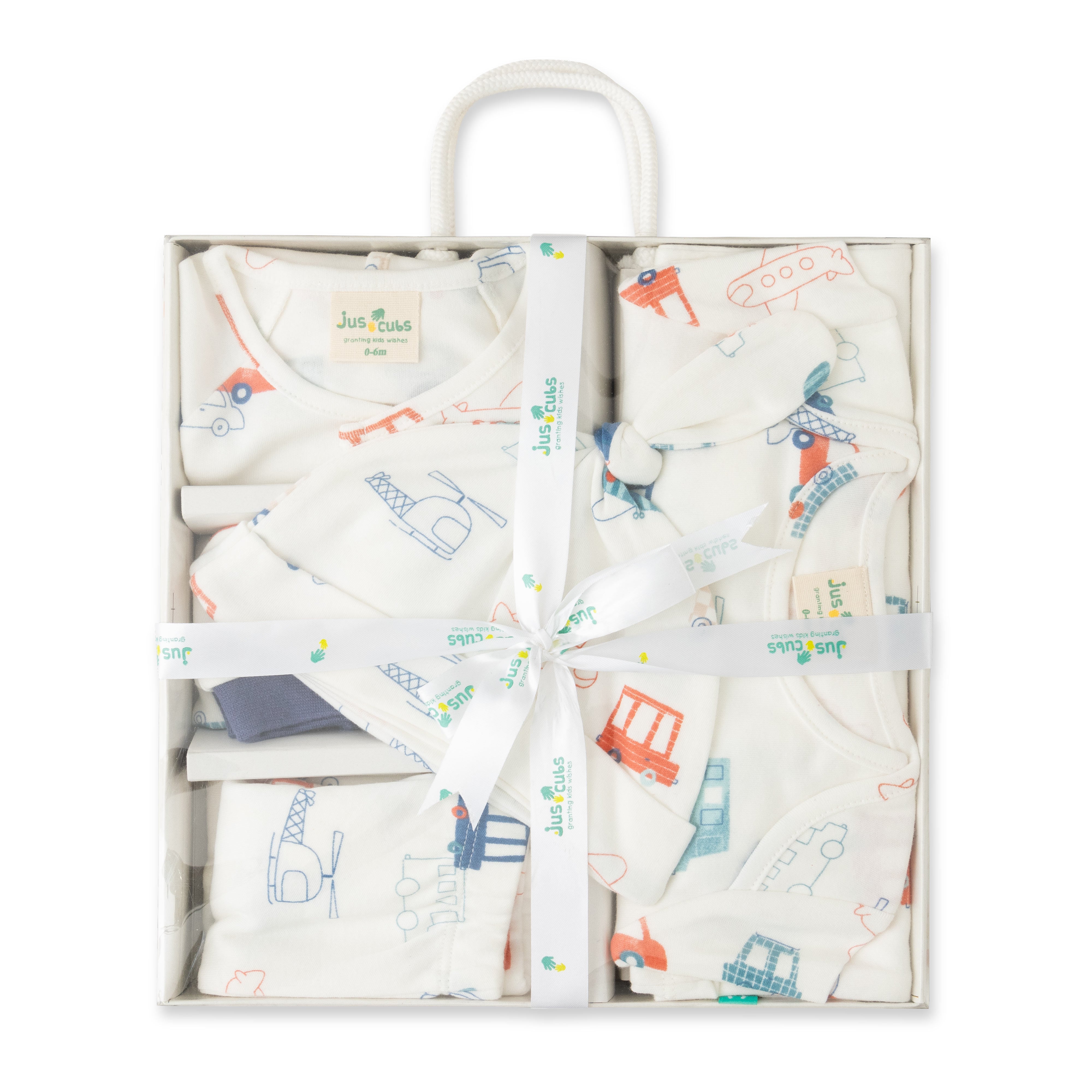 Newborn Babies Transport Prints Gift Box