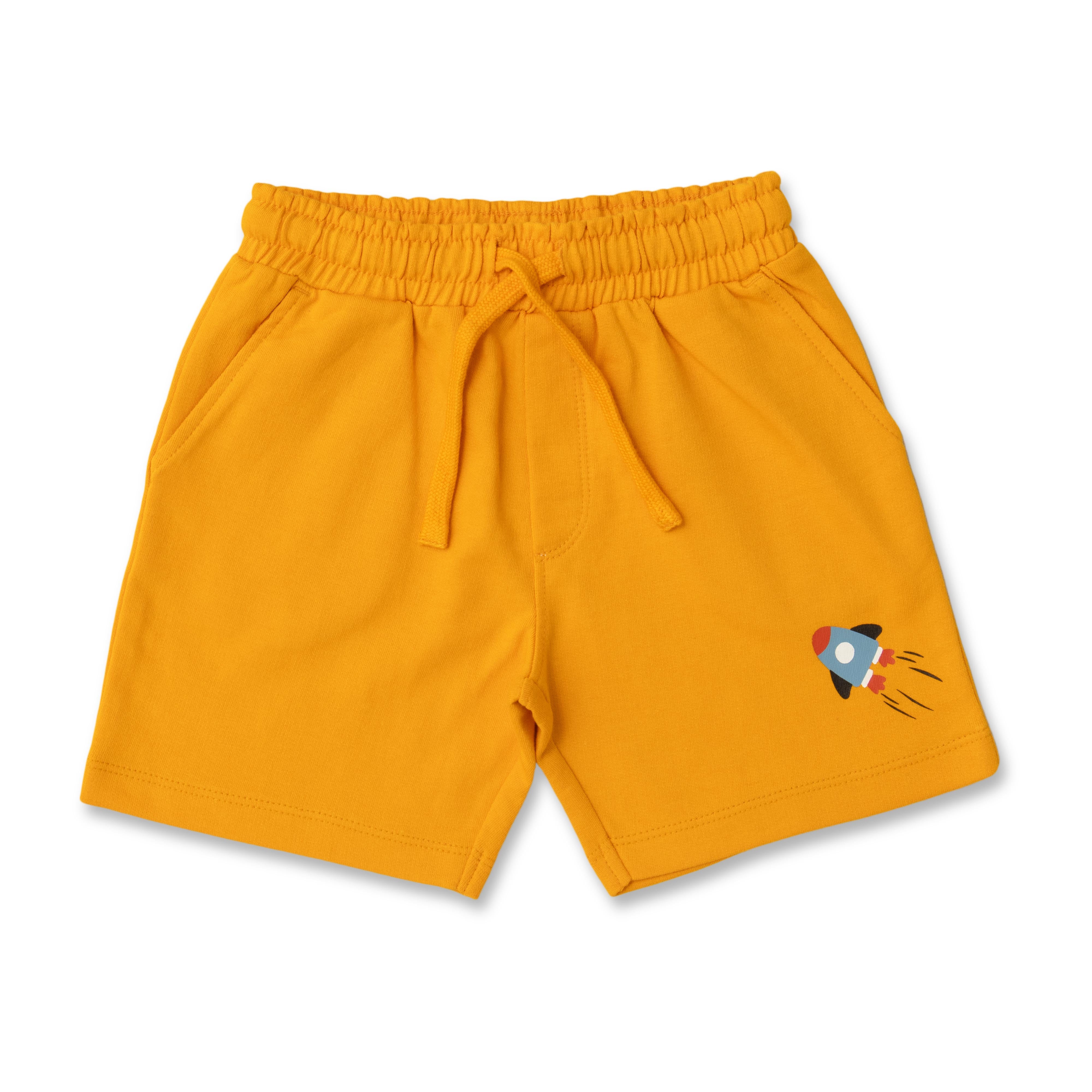 Baby Boys Space T-Shirt & Solid Shorts