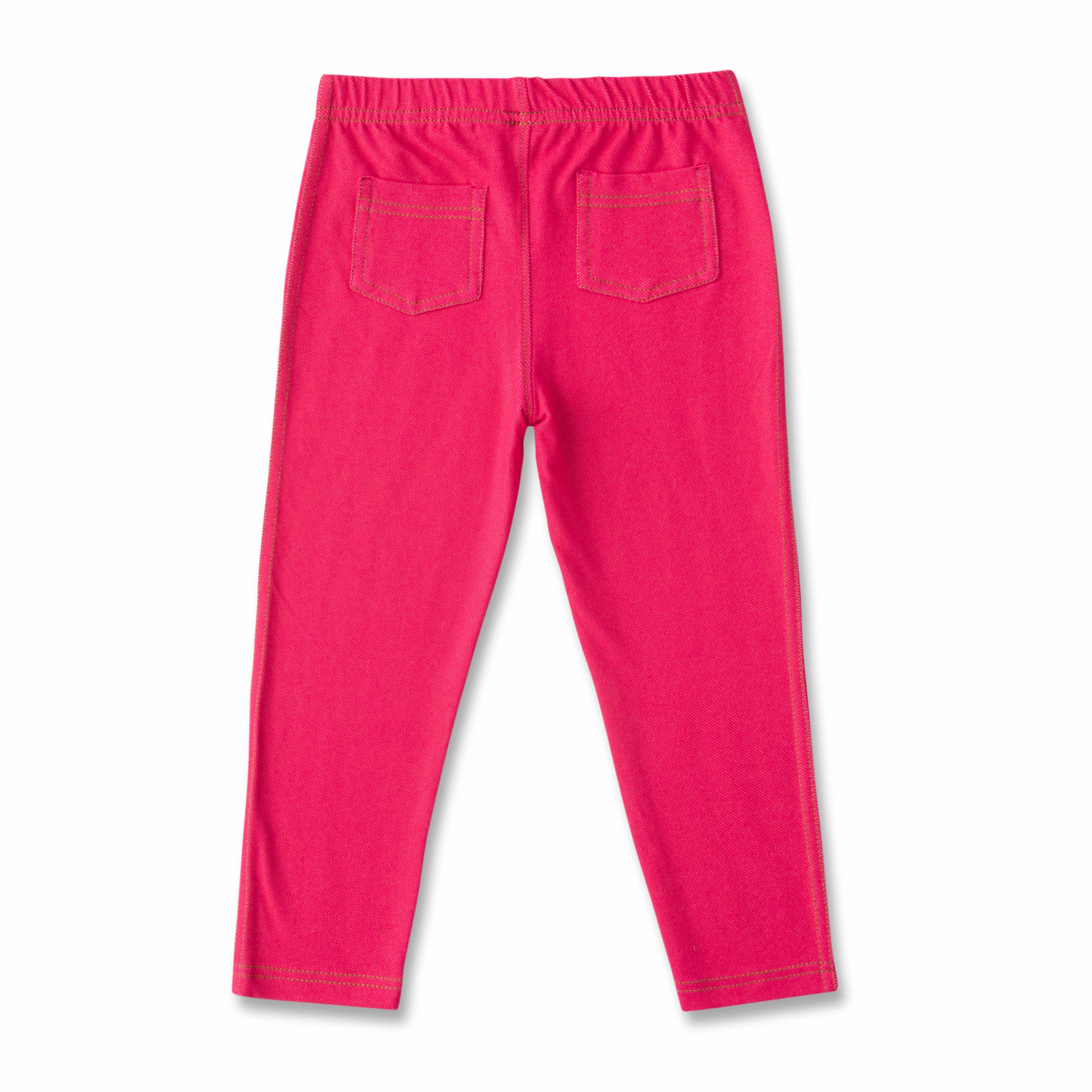 Girls Pink Pack of 1 Jegging