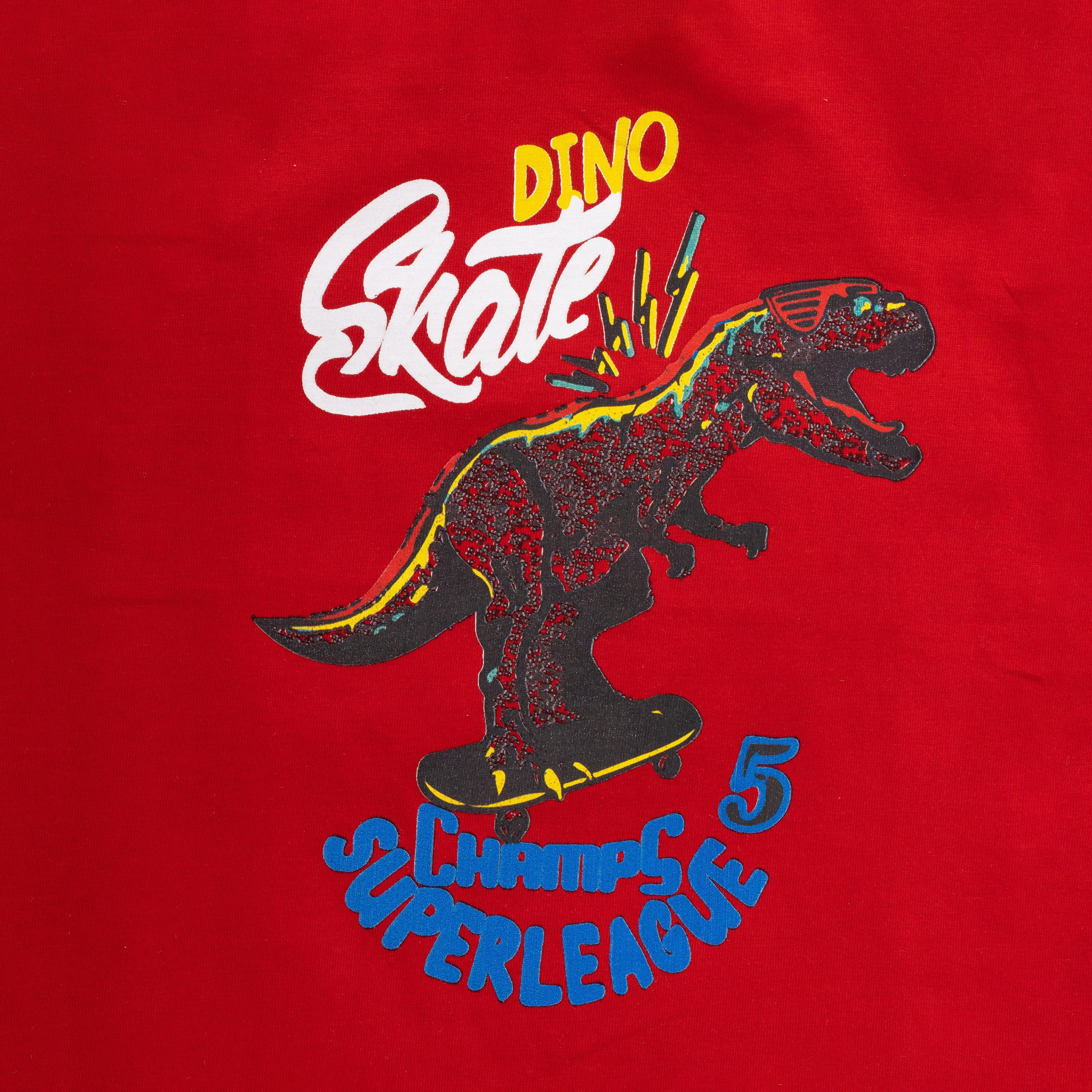 YOUNG BOYS DINO GRAPHIC PRINTED T SHIRT - Juscubs