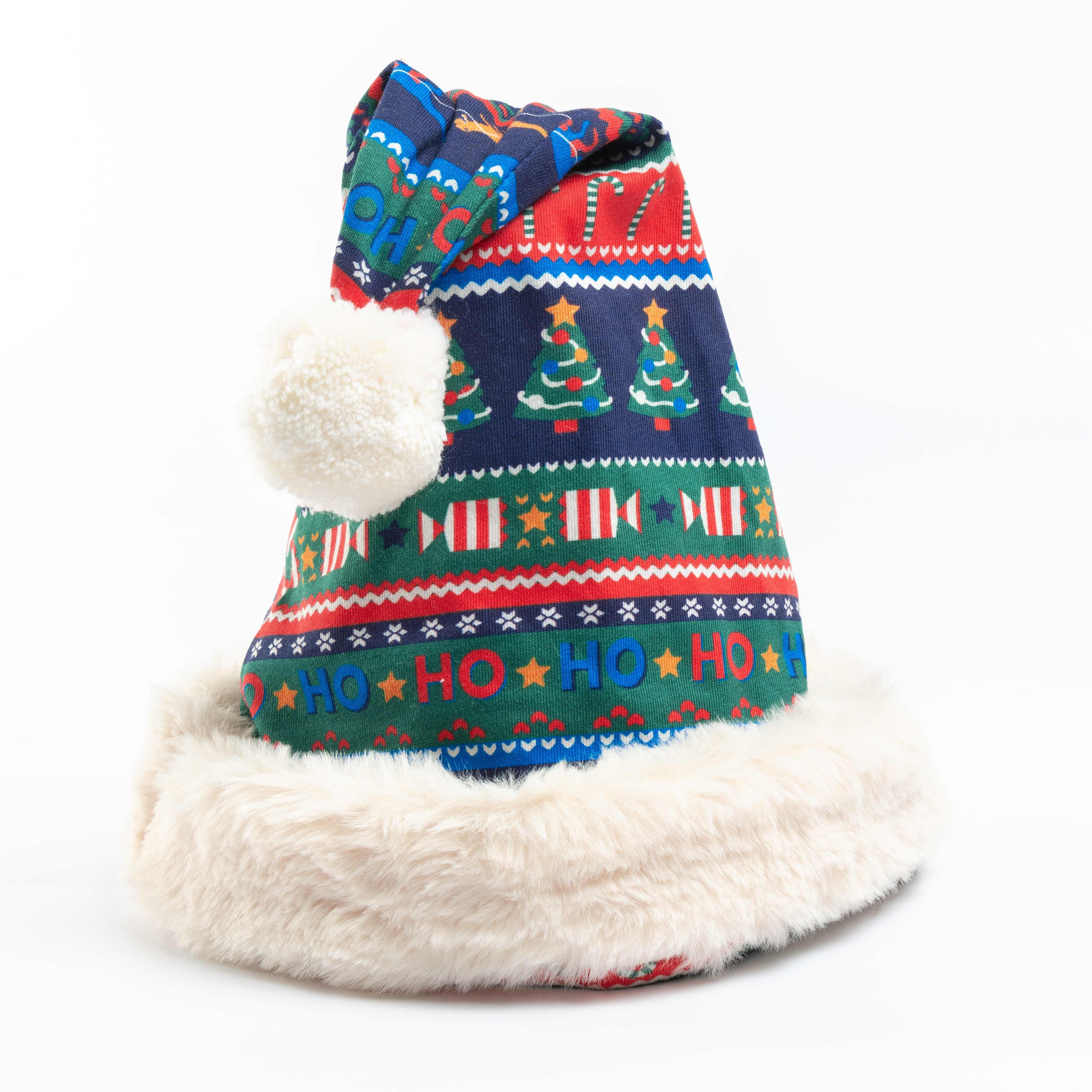 100% Cotton Christmas Printed Cap - Juscubs